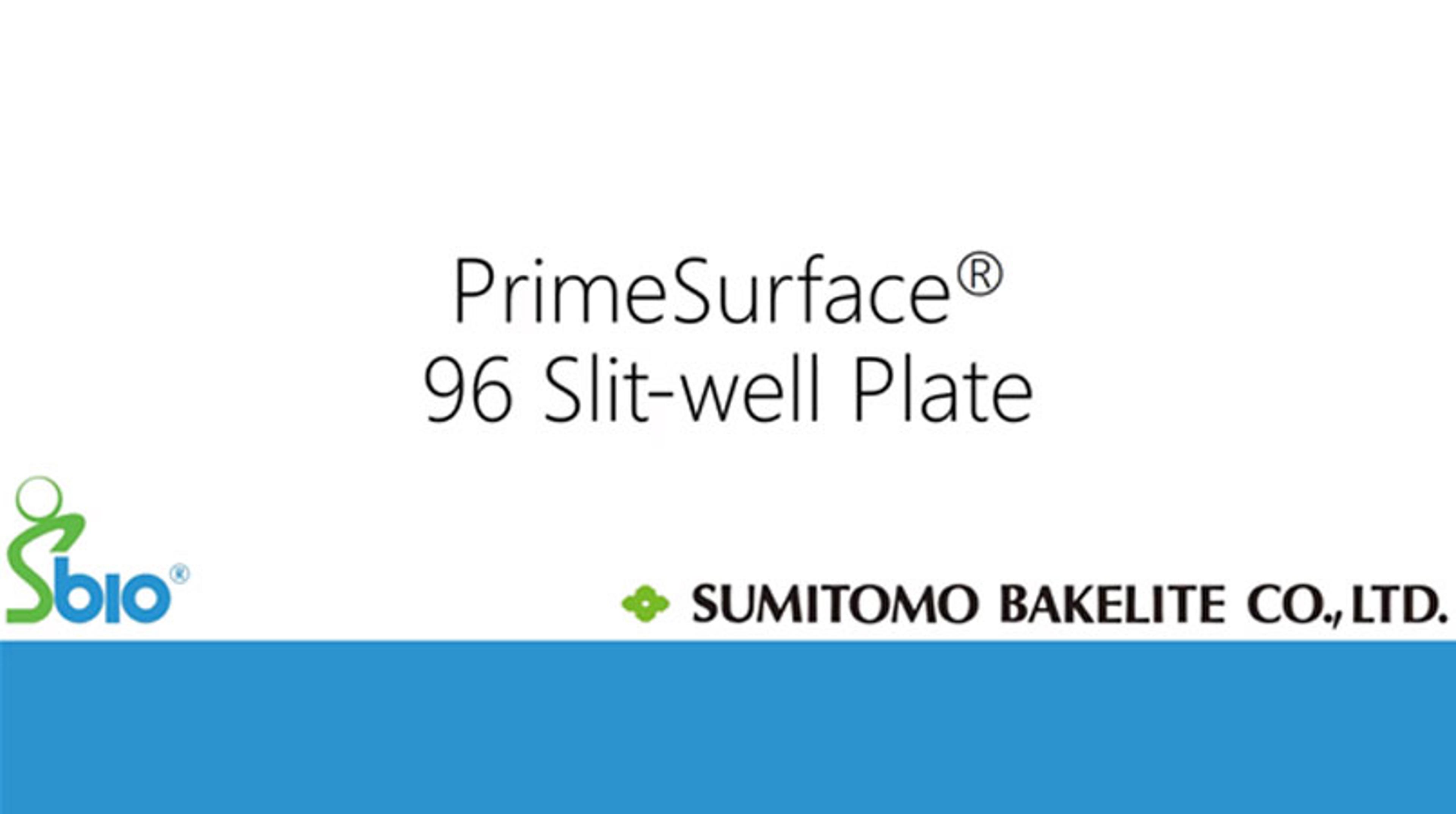 PrimeSurface® 96 Slit-well Plate PrimeSurface® 96 Slit-well Plate