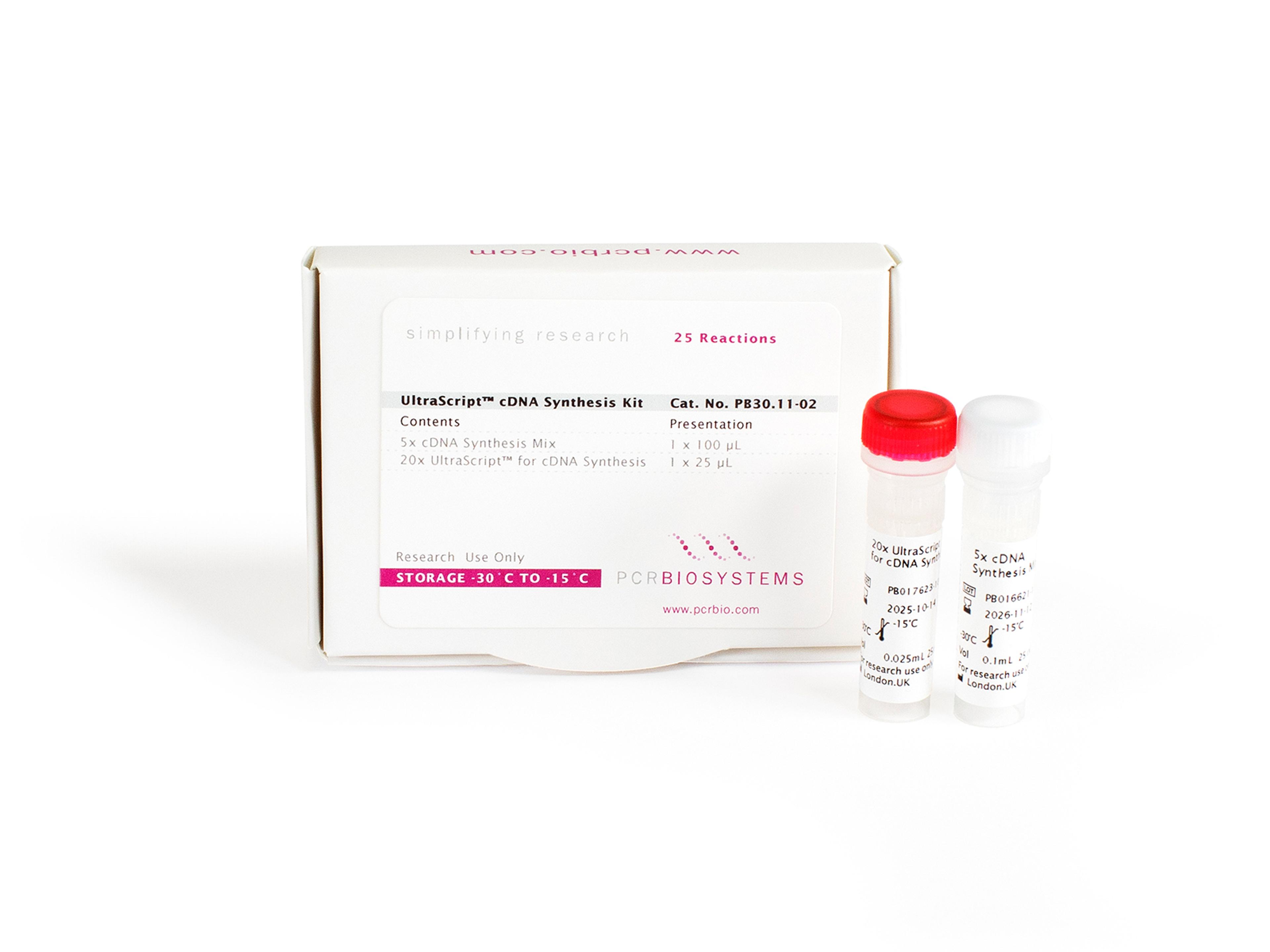 Easy-to-use 2 tube system for cDNA synthesis