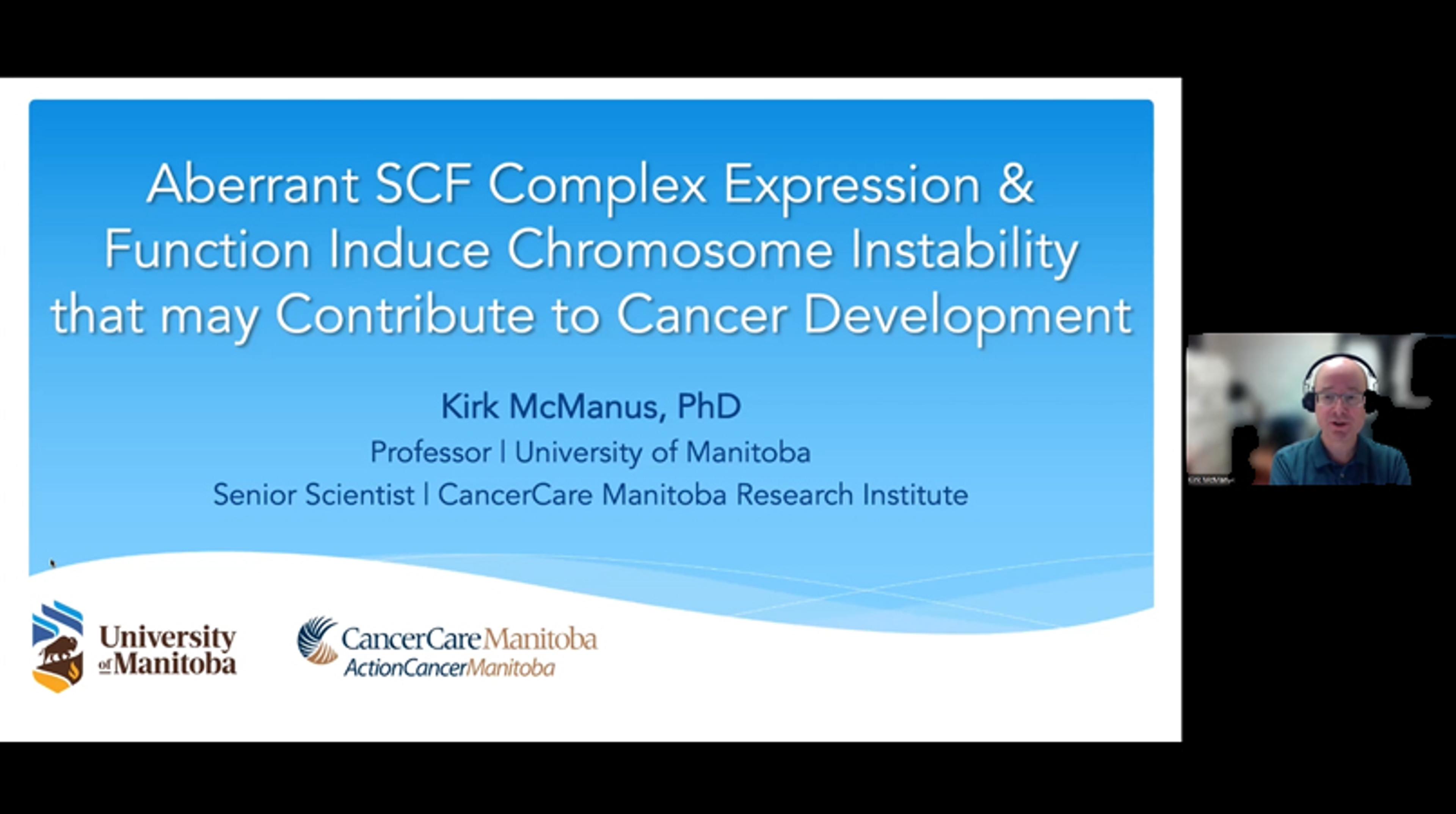 Pathogenic implications of the SCF complex in cancer development