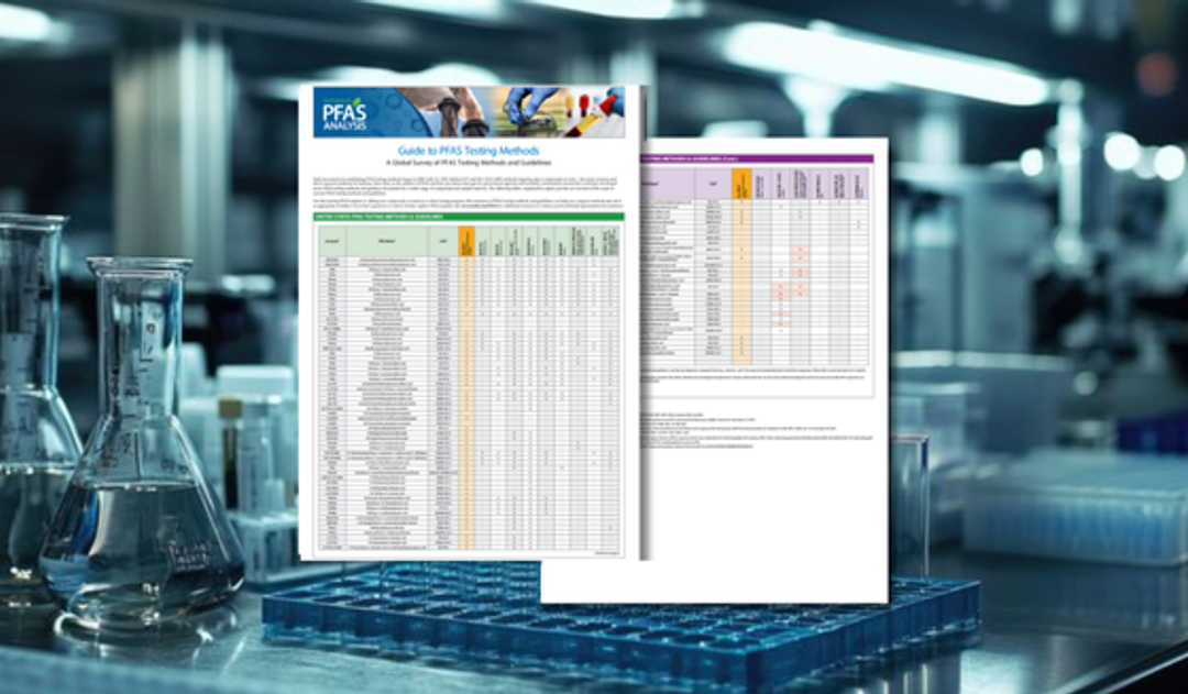 Guide to PFAS testing methods