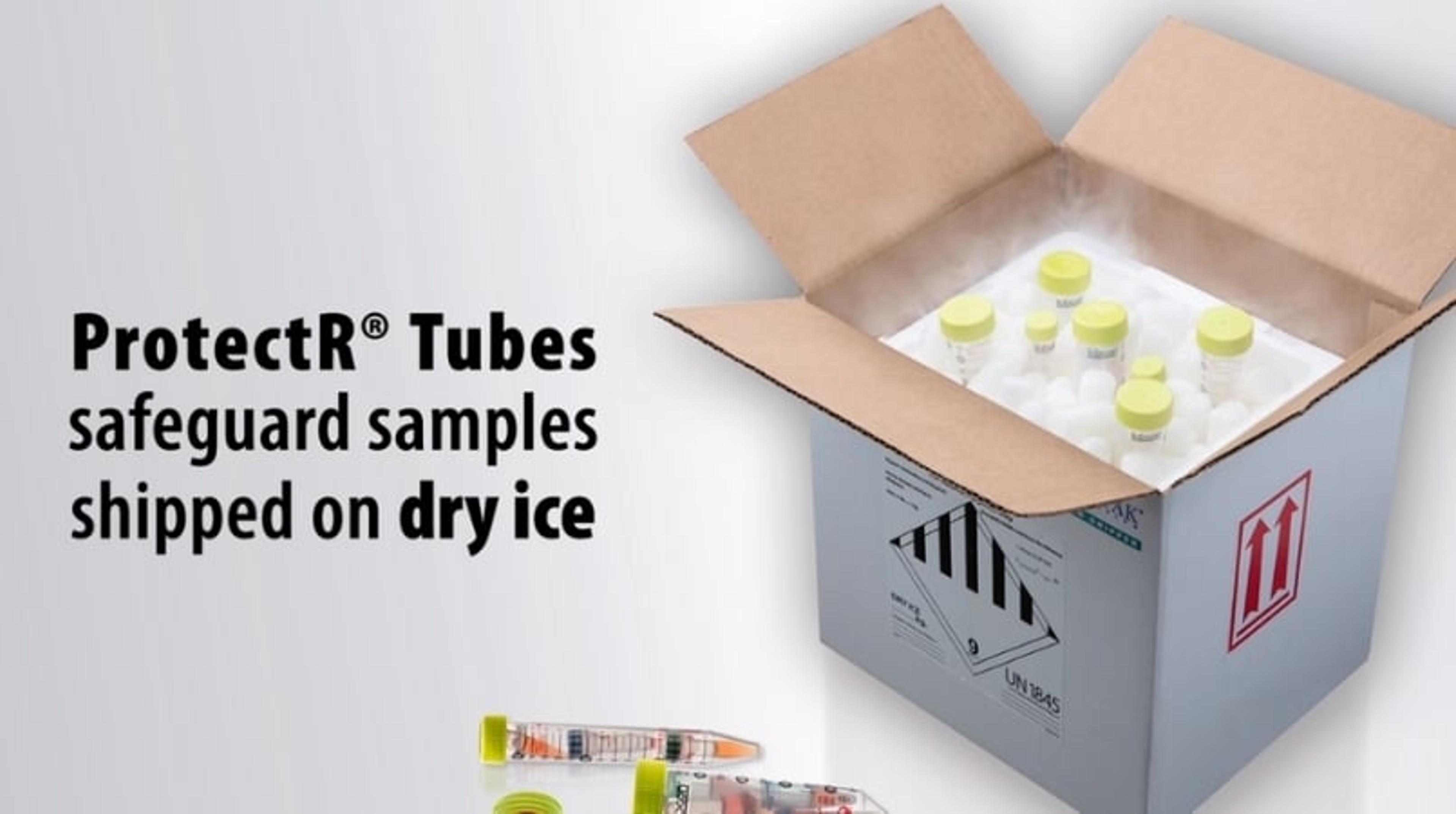 Labcon ProtectR™ Tubes for shipping on dry ice Labcon ProtectR™ Tubes for shipping on dry ice