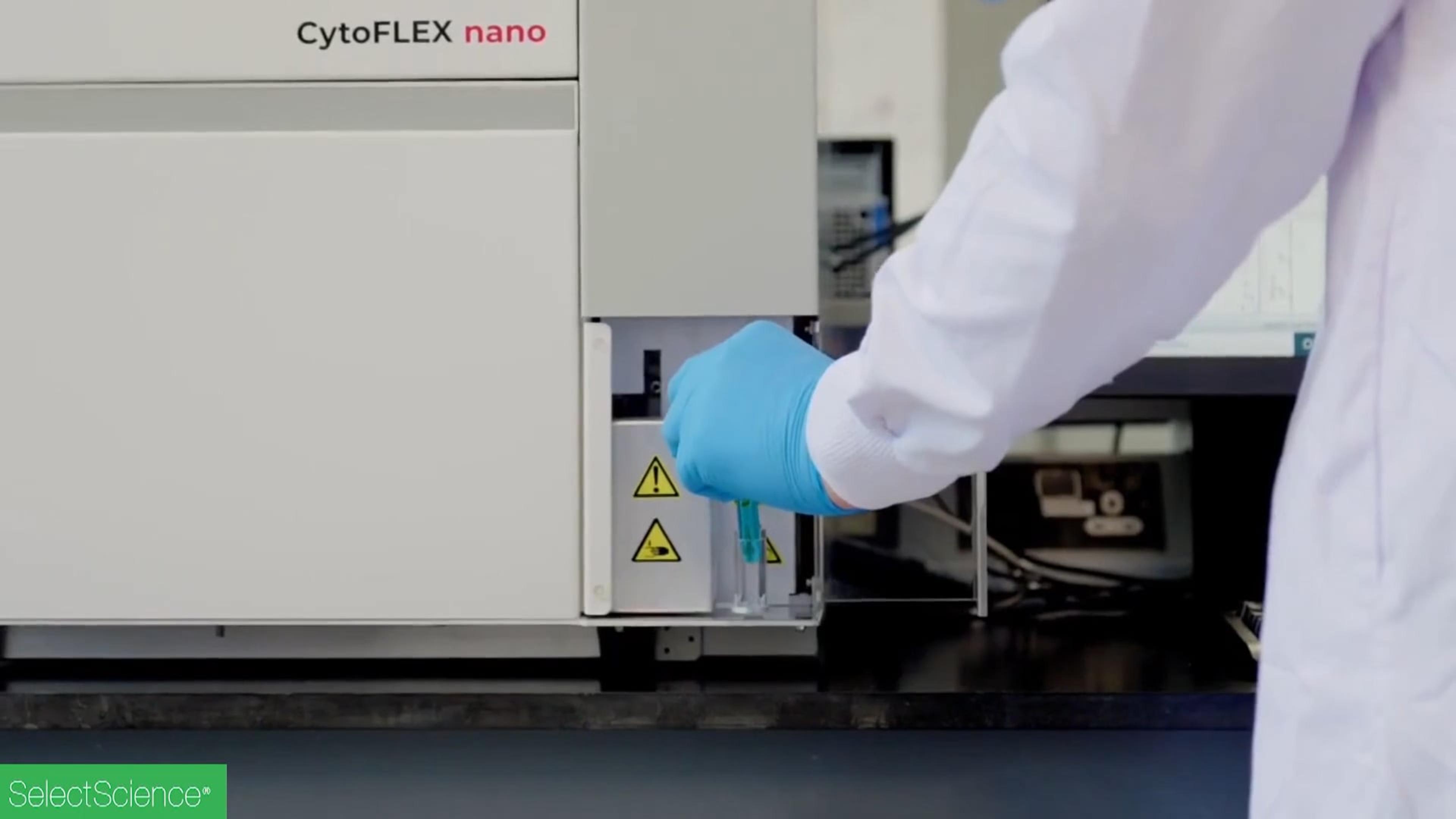 Analysis of nanoparticles using flow cytometry Analysis of nanoparticles using flow cytometry