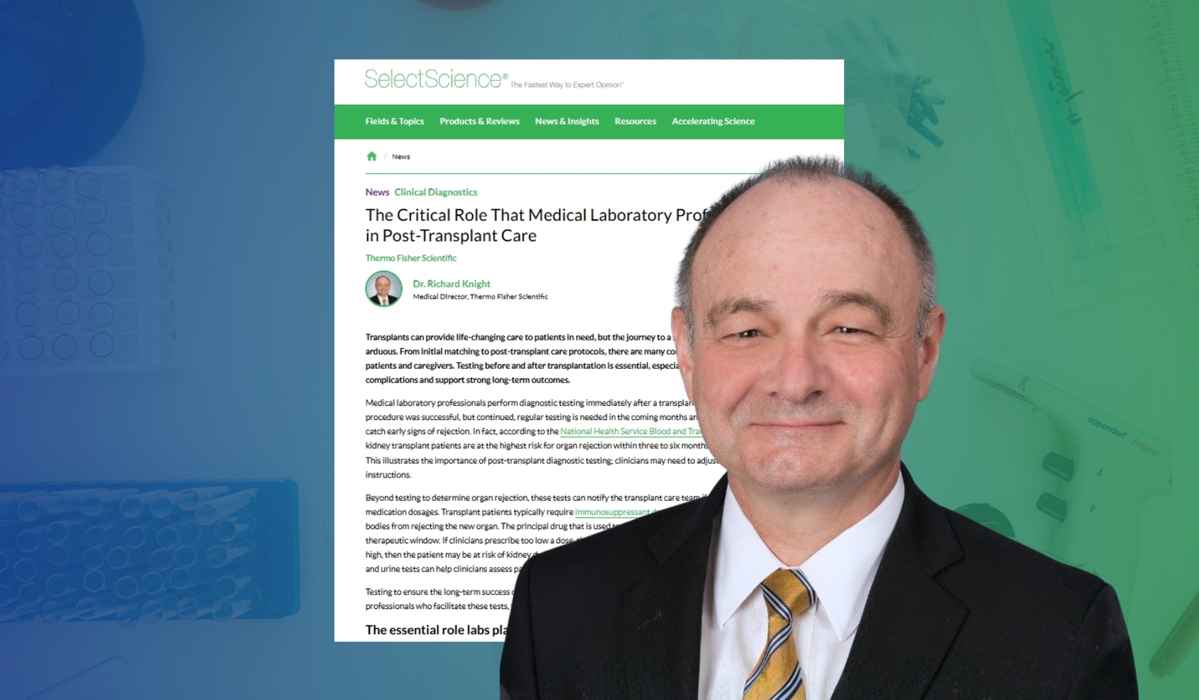 The critical role that medical laboratory professionals play in post-transplant care