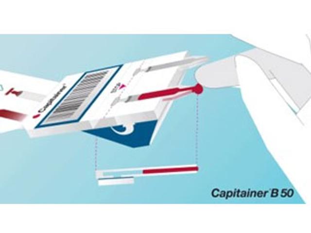 Volumetric dried blood sampling in a patient and lab friendly device ...