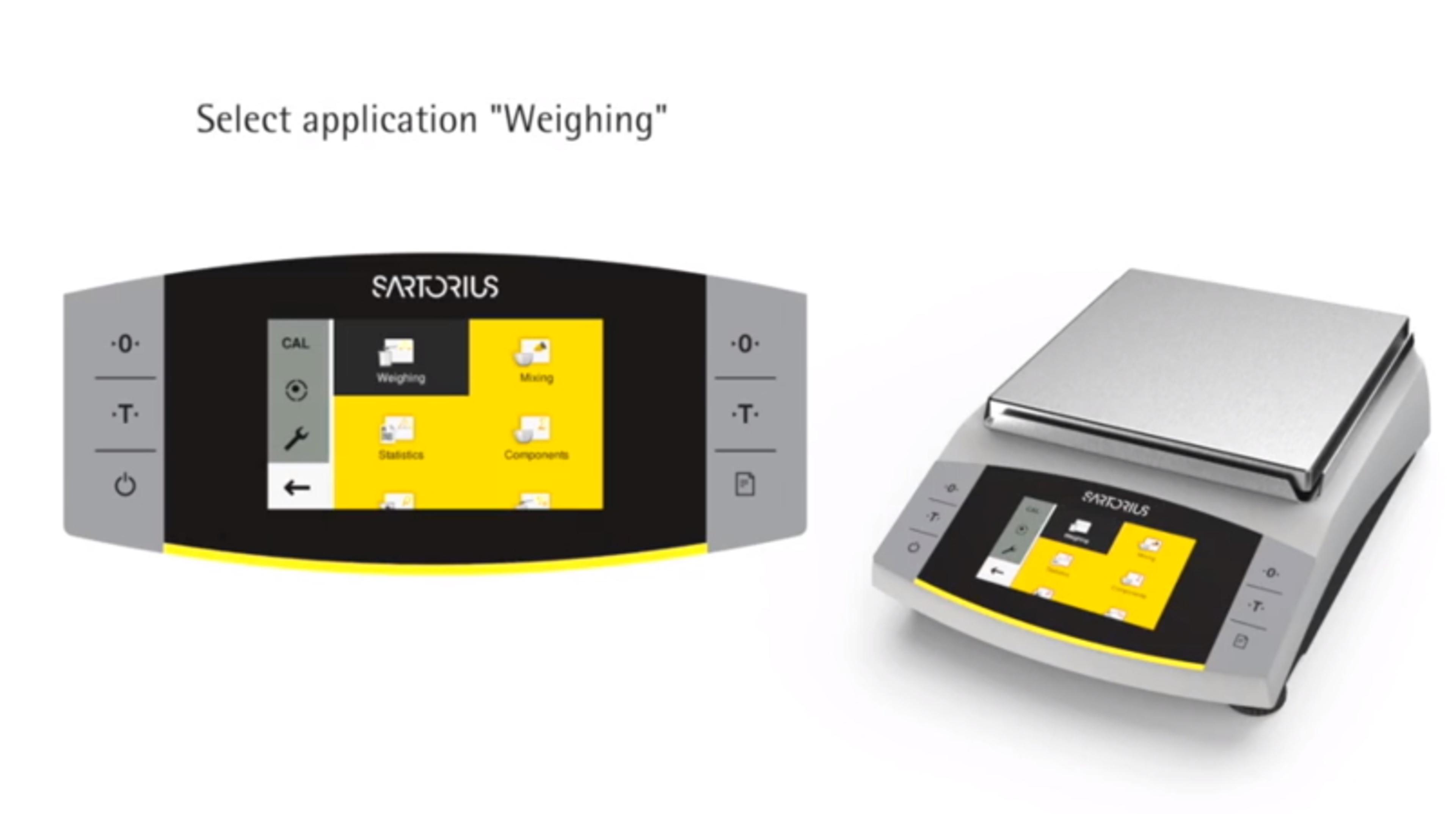 Integrated applications: Weighing Integrated applications: Weighing