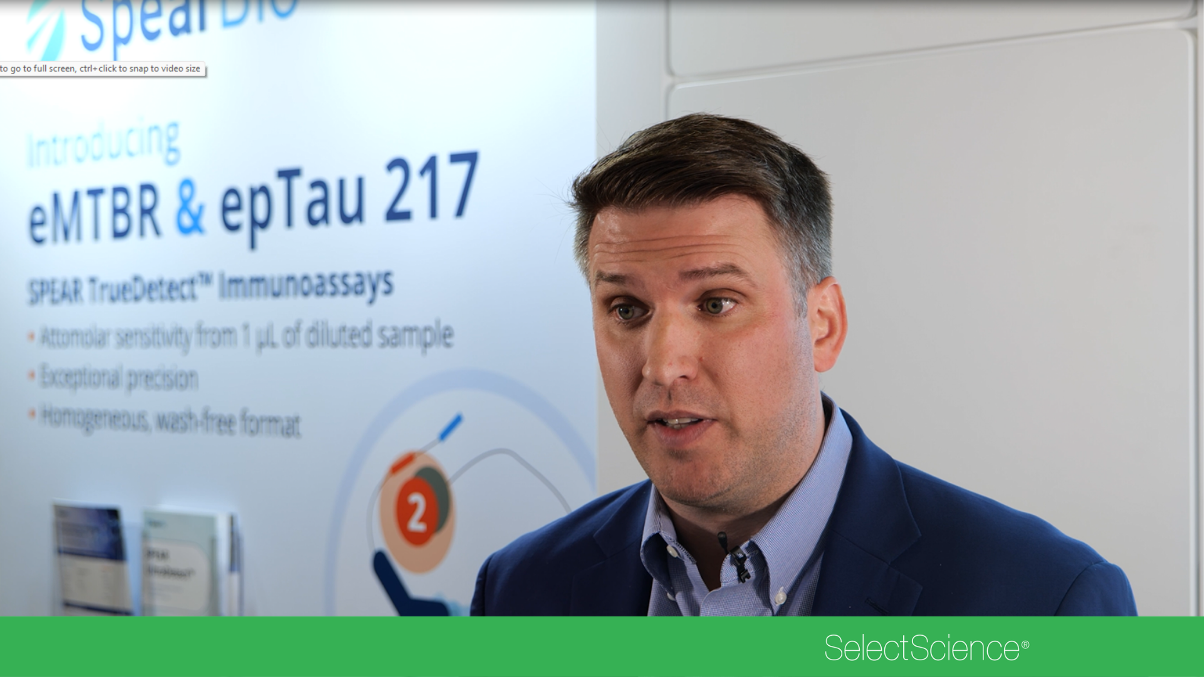 Oliver Tassinari, Spear Bio introduces new portfolio at AAIC 2026