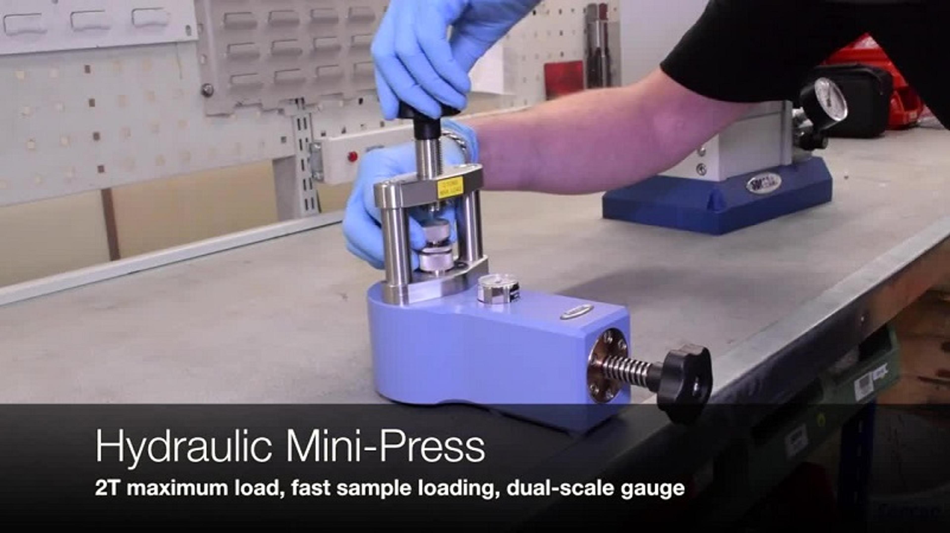 Hydraulic Manual Press and Mini-Press Hydraulic Manual Press and Mini-Press