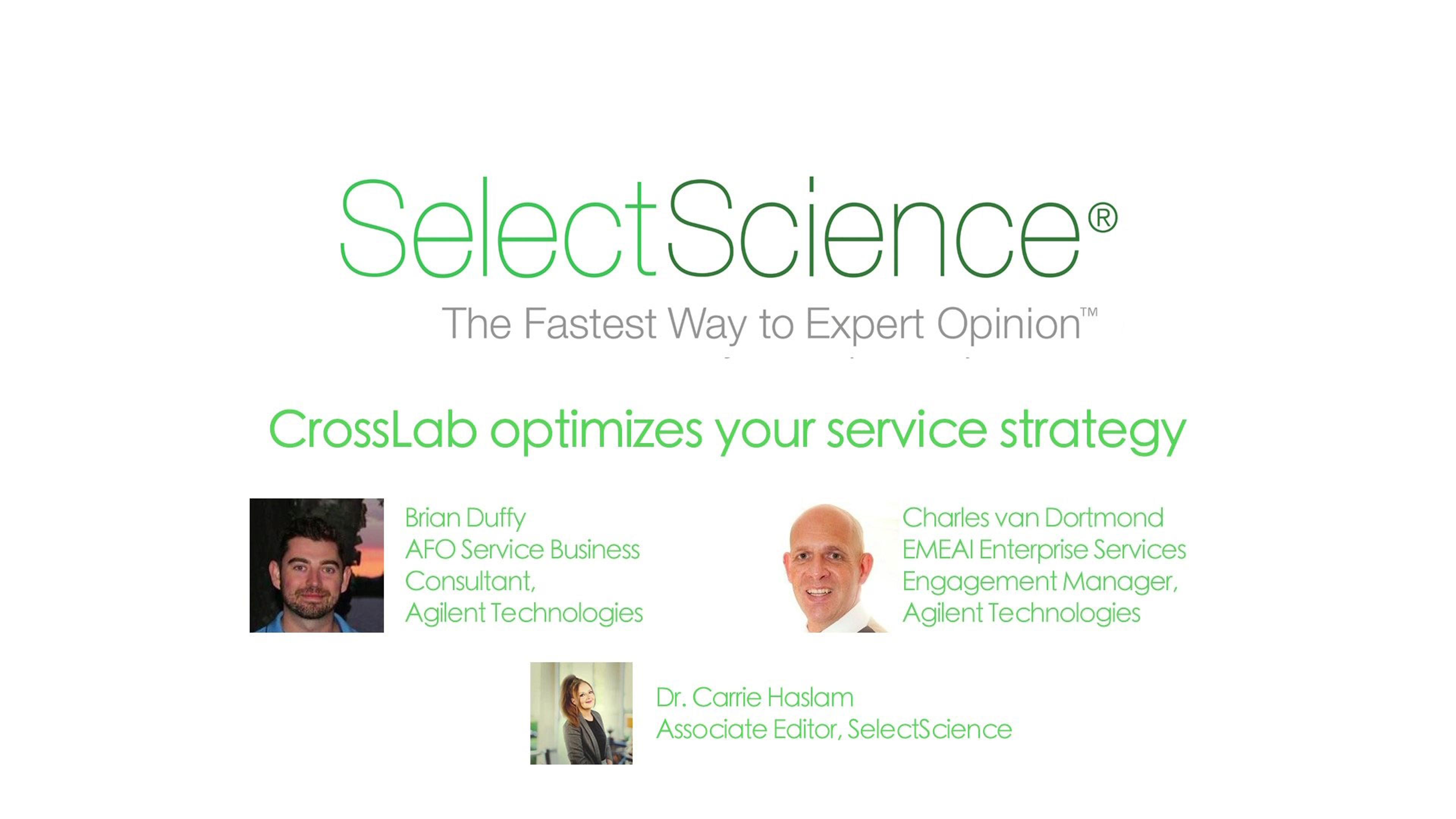 CrossLab optimizes your service strategy CrossLab optimizes your service strategy