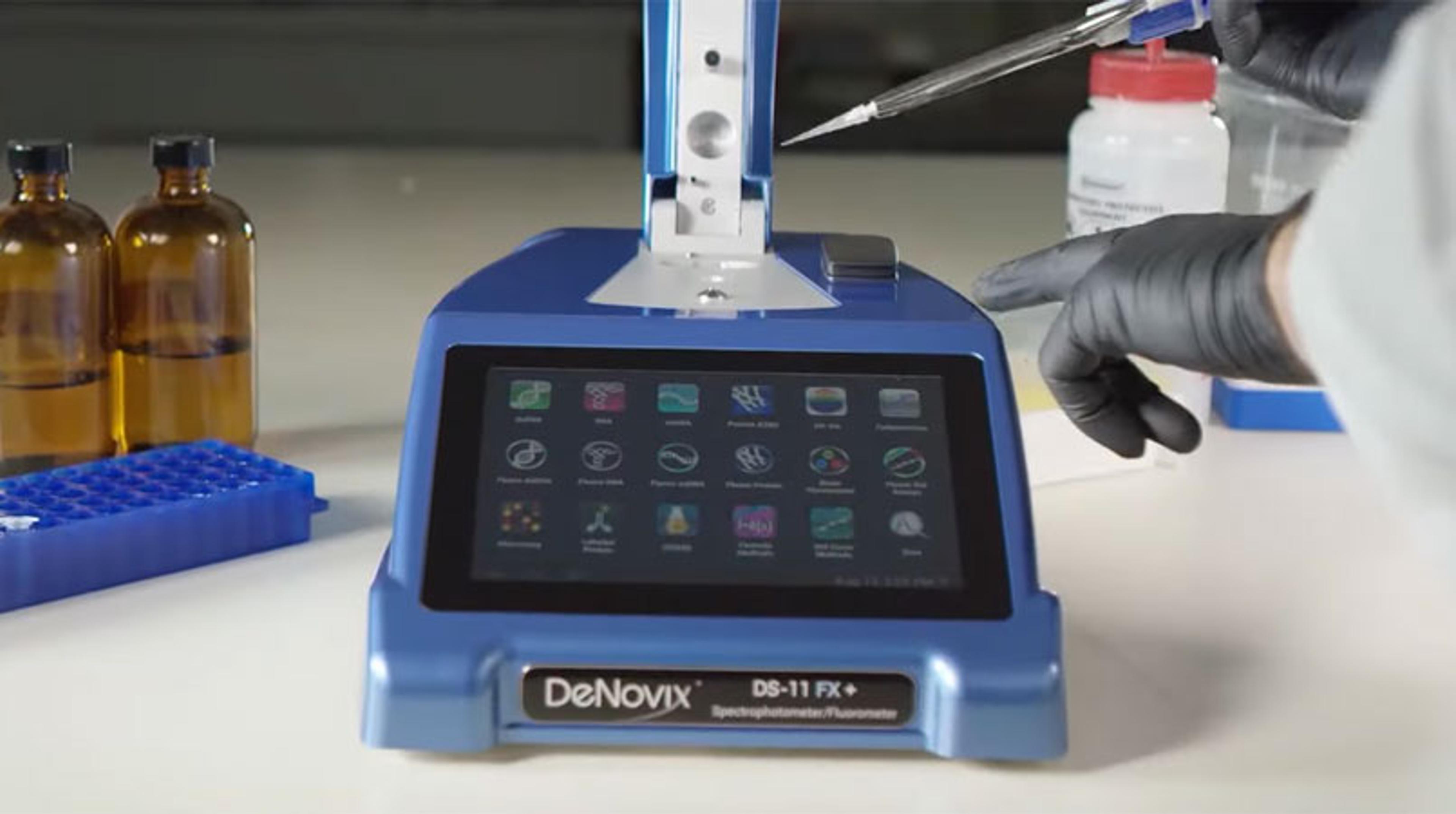 Meet the DeNovix DS-11 Series Spectrophotometer / Fluorometer Meet the DeNovix DS-11 Series Spectrophotometer / Fluorometer