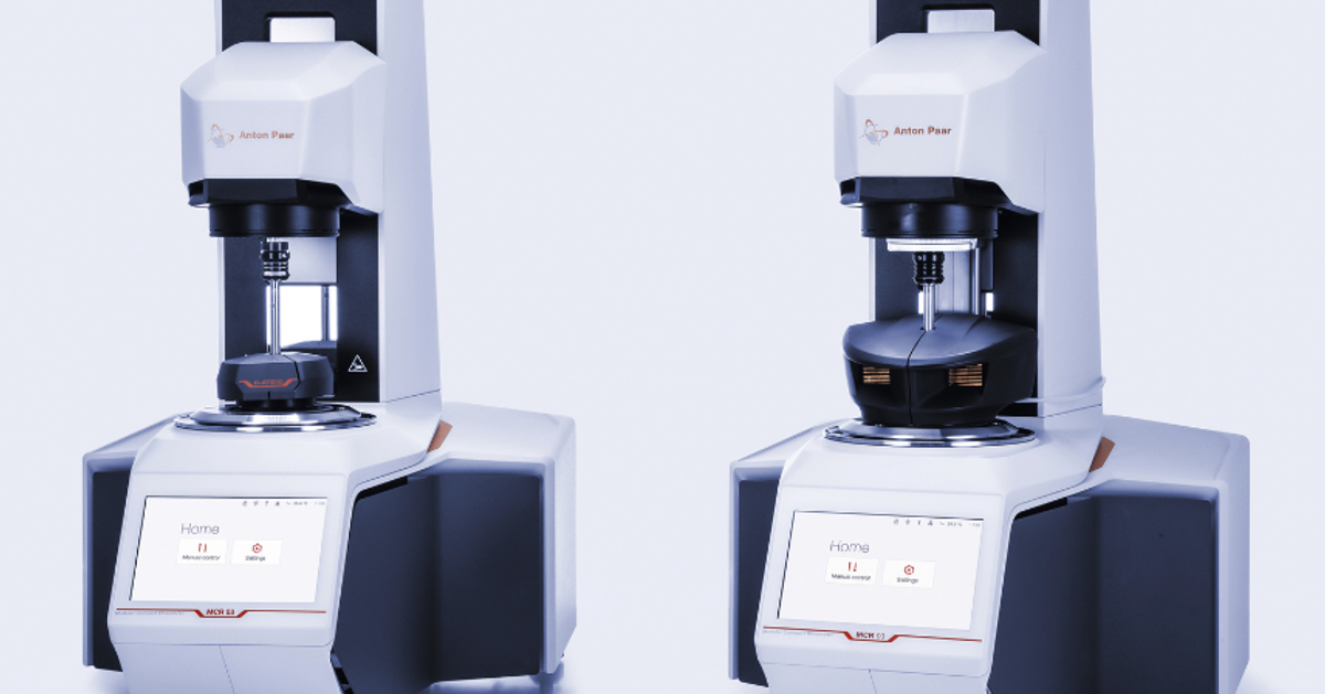 Anton Paar introduces new entry-level MCR rheometers for QC applications