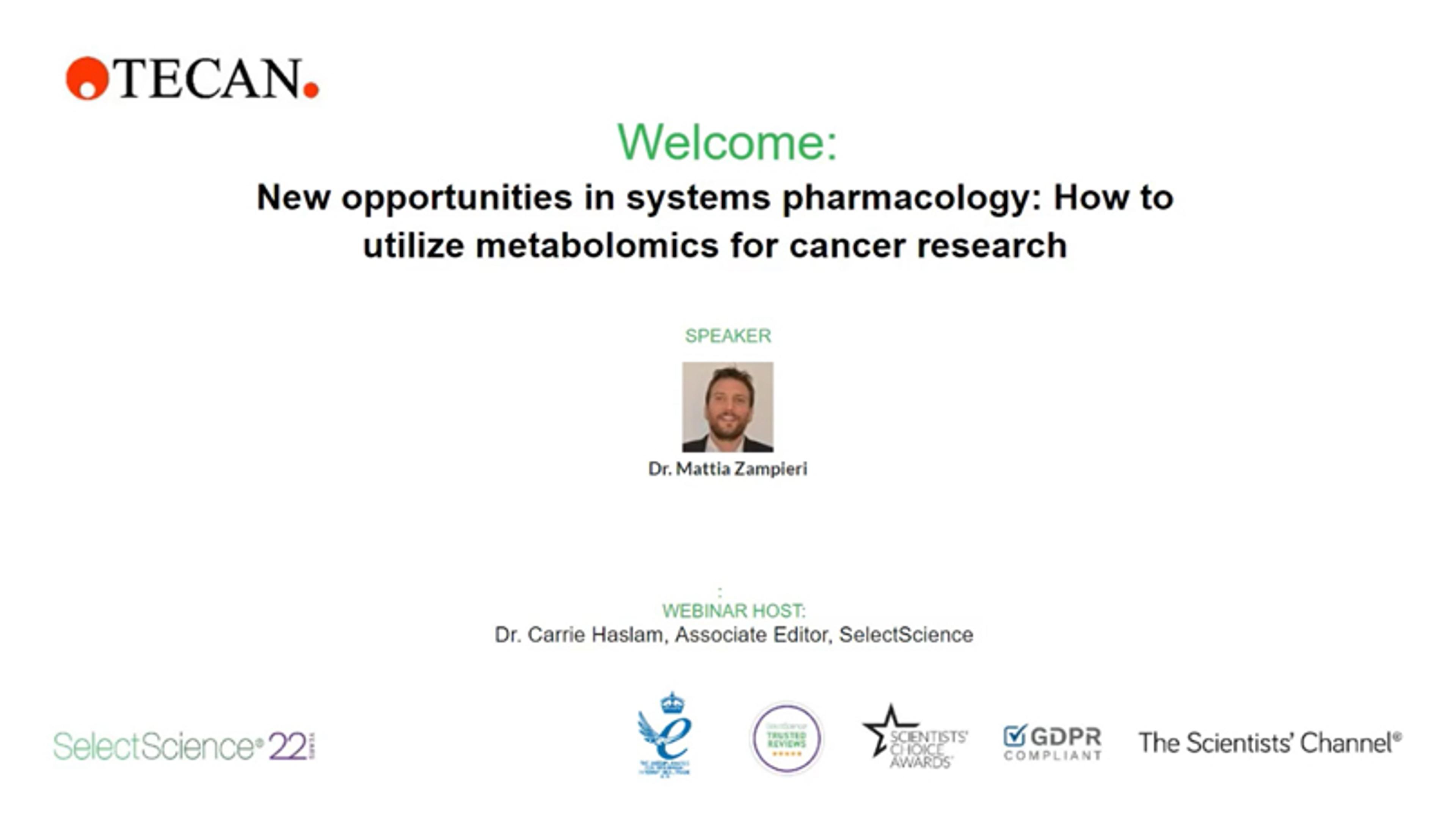 New opportunities in systems pharmacology: How to utilize metabolomics for cancer research New opportunities in systems pharmacology: How to utilize metabolomics for cancer research