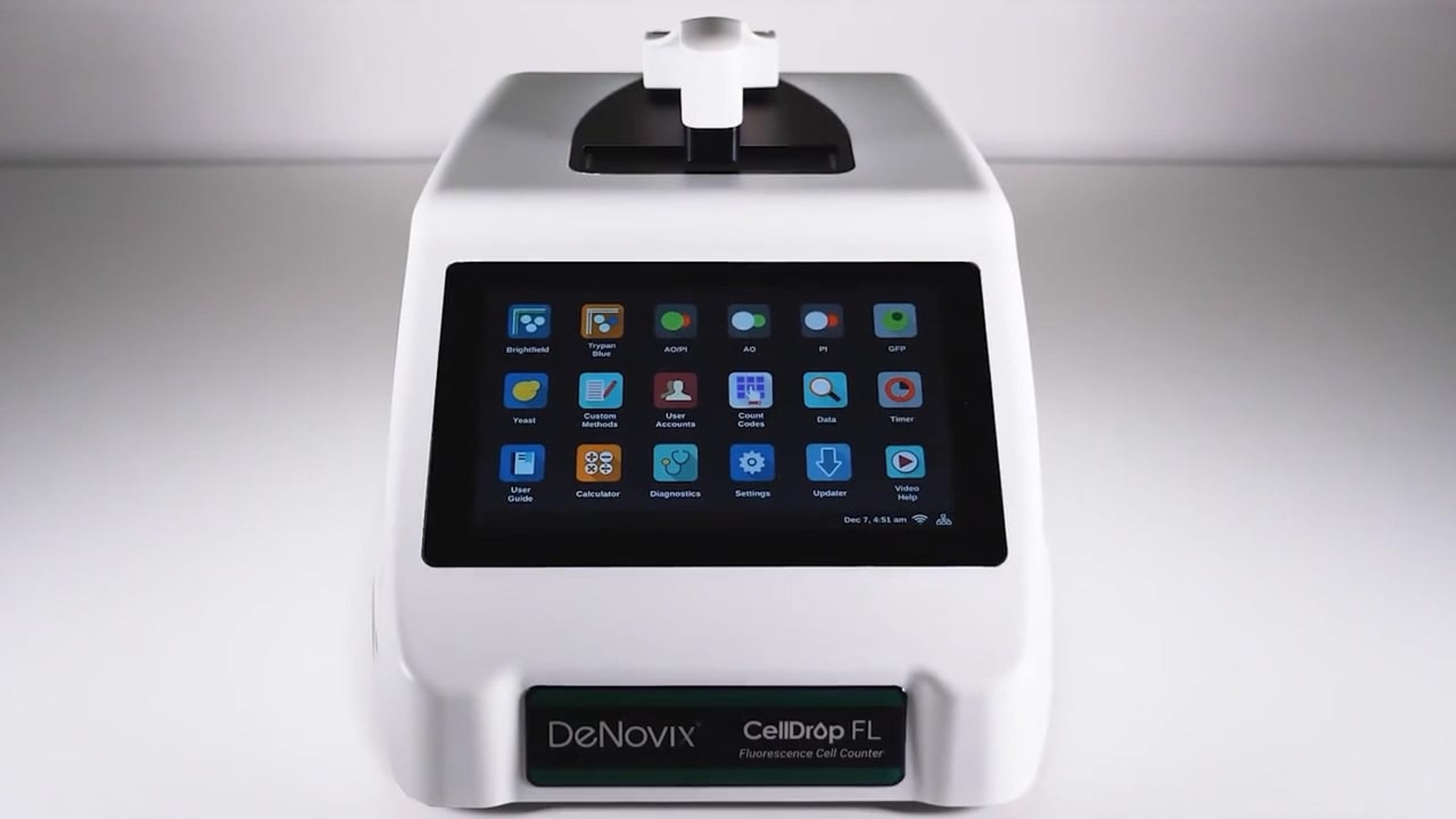 Fast, slide-free cell counting with CellDrop Fast, slide-free cell counting with CellDrop