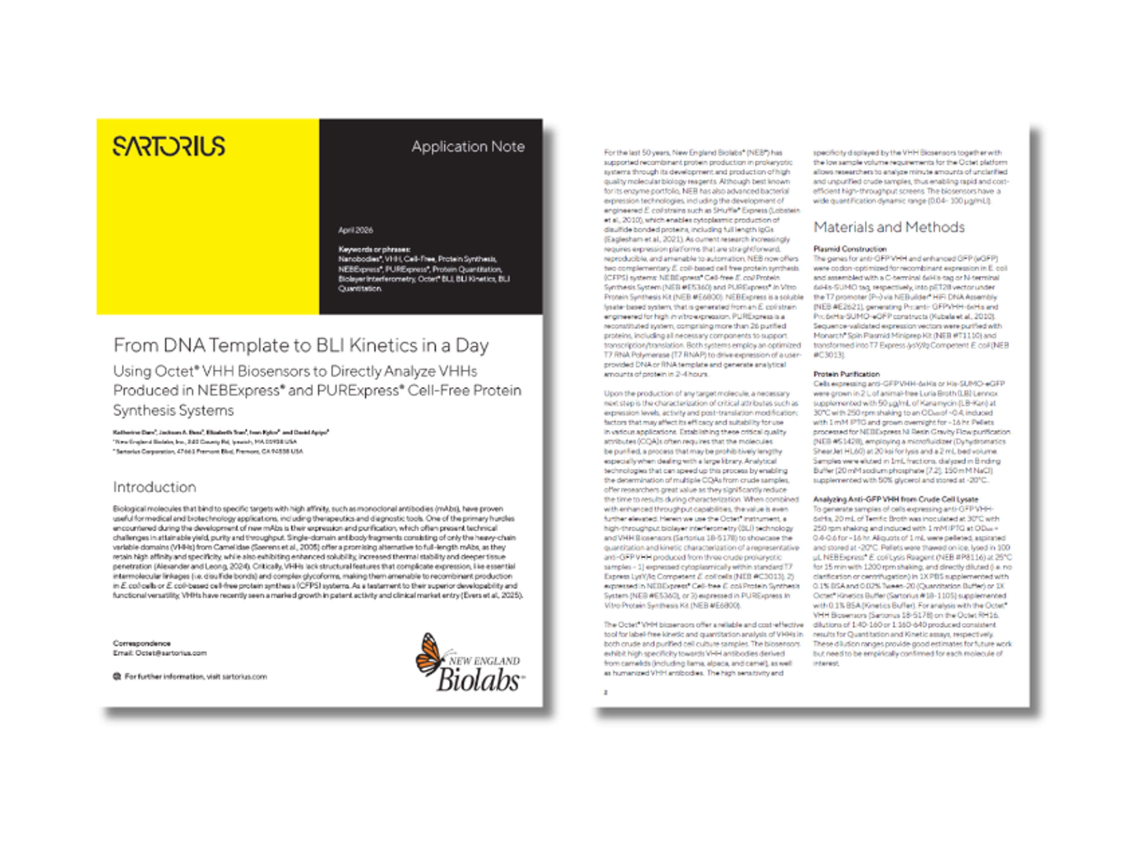 Application note cover