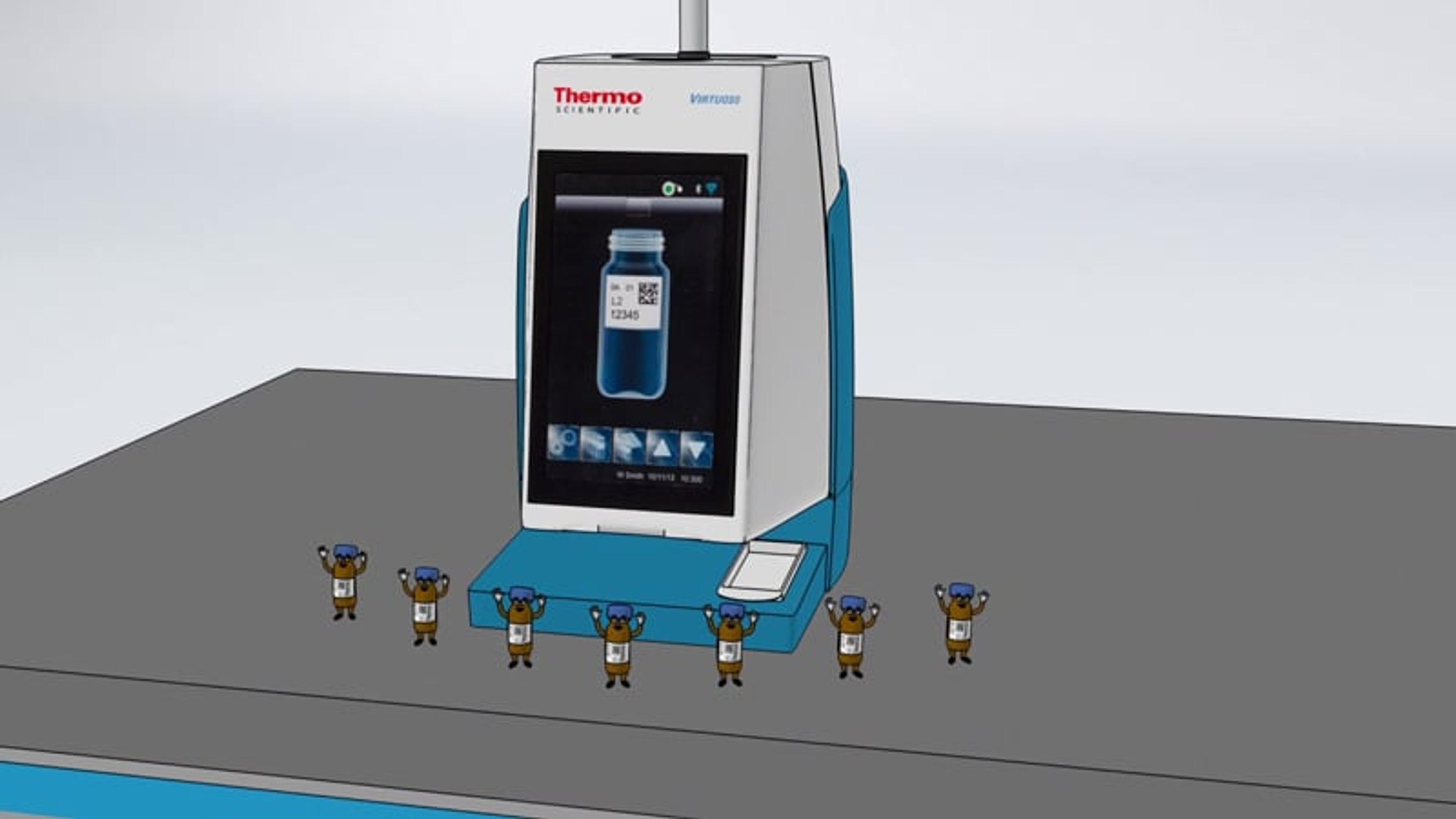 The Thermo Scientific Virtuoso Vial Identification System The Thermo Scientific Virtuoso Vial Identification System