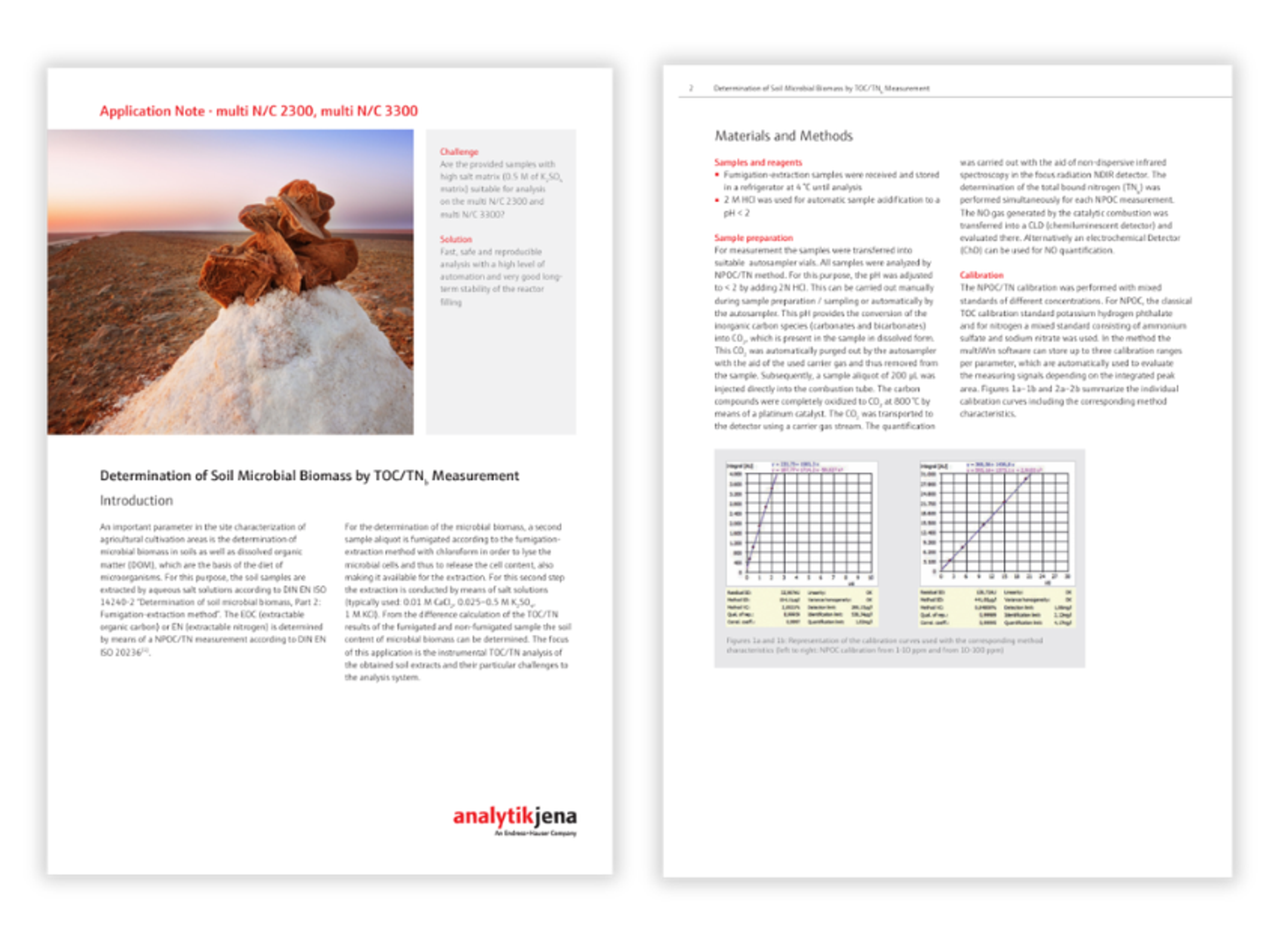 TOC/TN analyzers measuring organic carbon and nitrogen in soil extracts