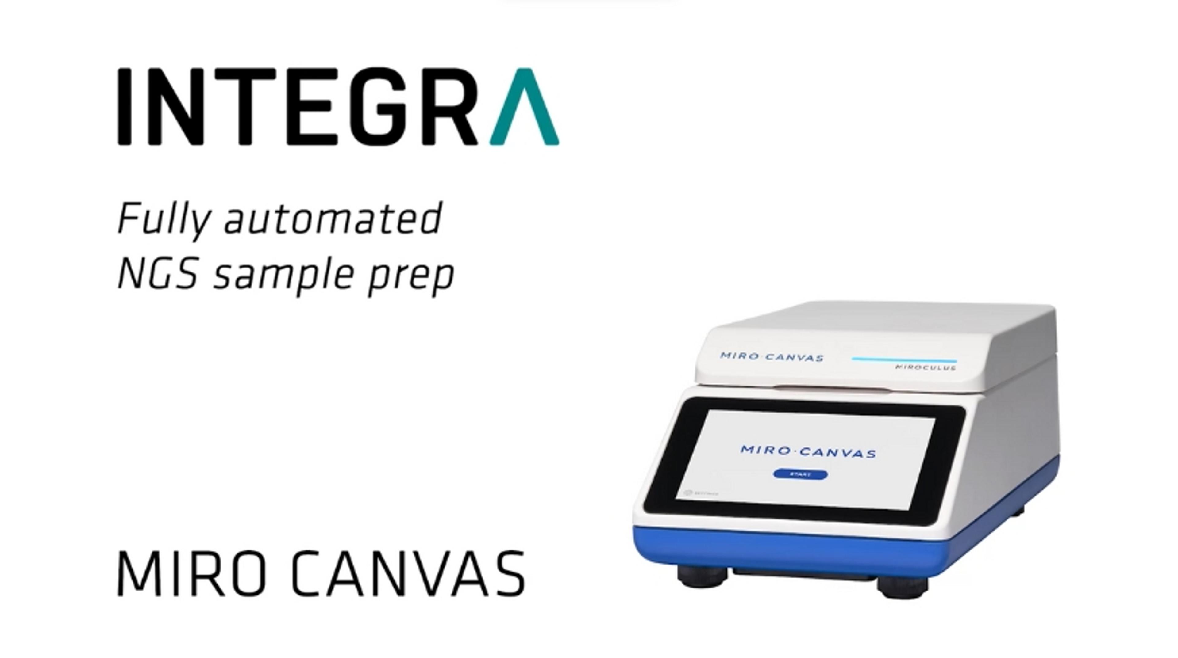 MIRO CANVAS: Fully automated NGS sample prep MIRO CANVAS: Fully automated NGS sample prep