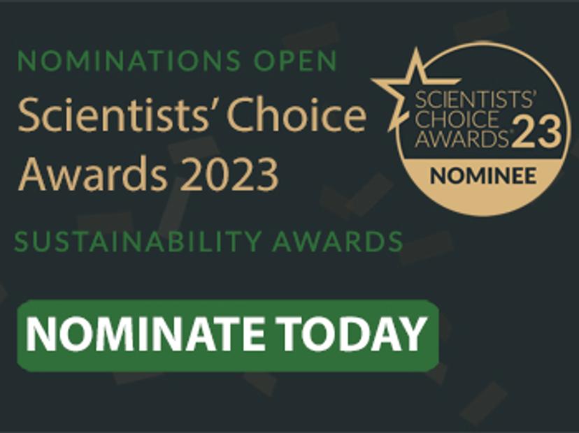 Sustainability Scientists' Choice Awards nominations open artwork 