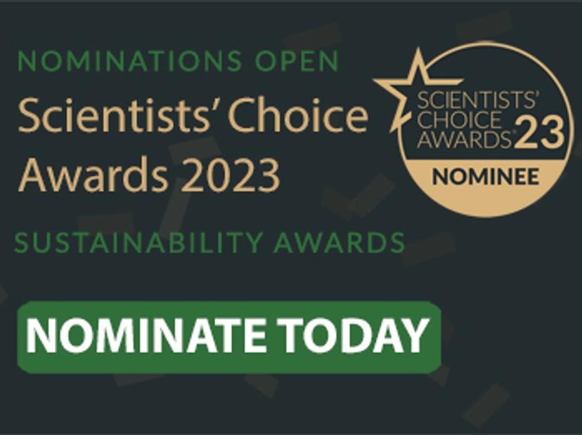 Sustainability Scientists' Choice Awards nominations open artwork