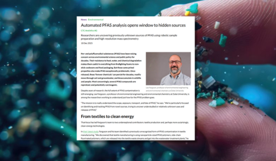 Automated PFAS analysis