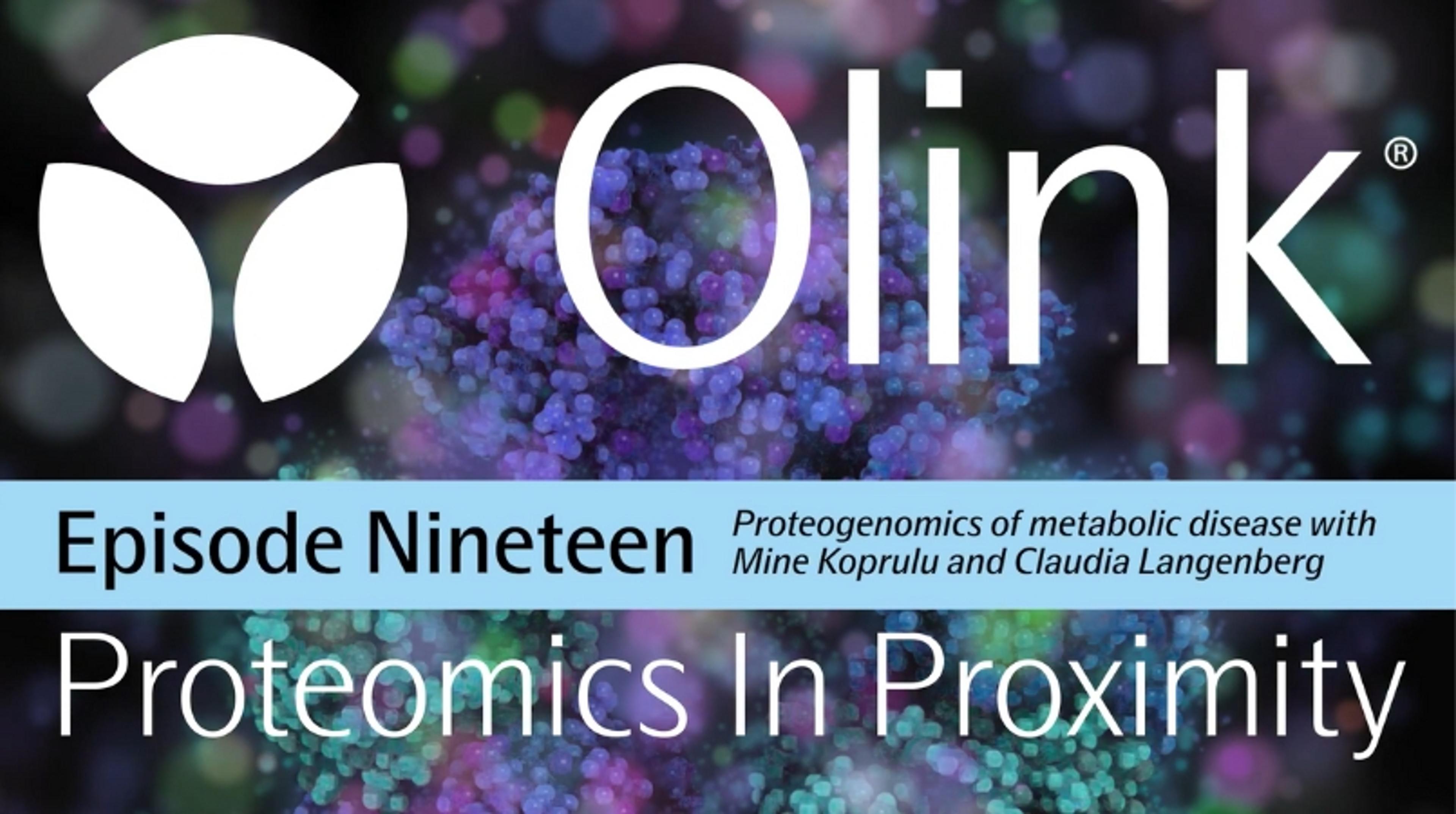 Proteogenomics of metabolic disease Proteogenomics of metabolic disease