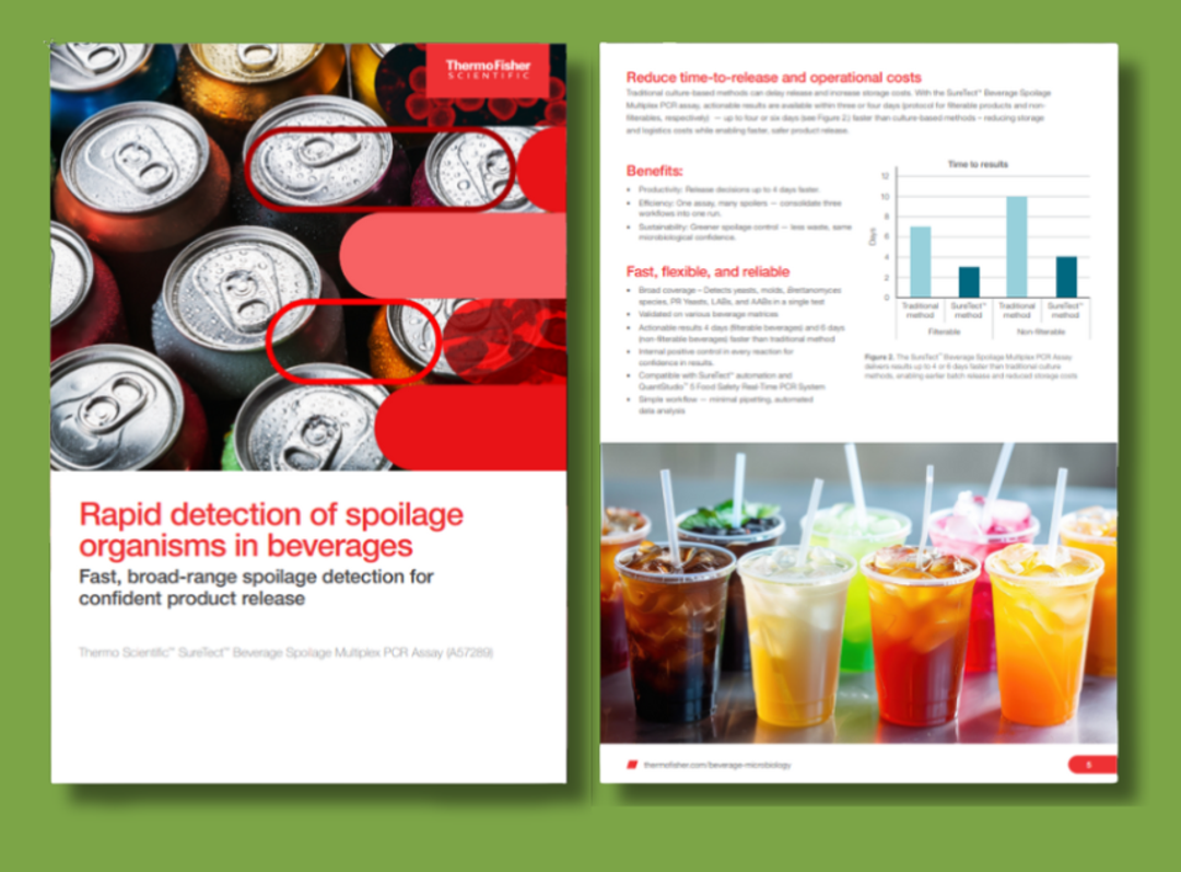 Rapid detection of spoilage organisms in beverages application note