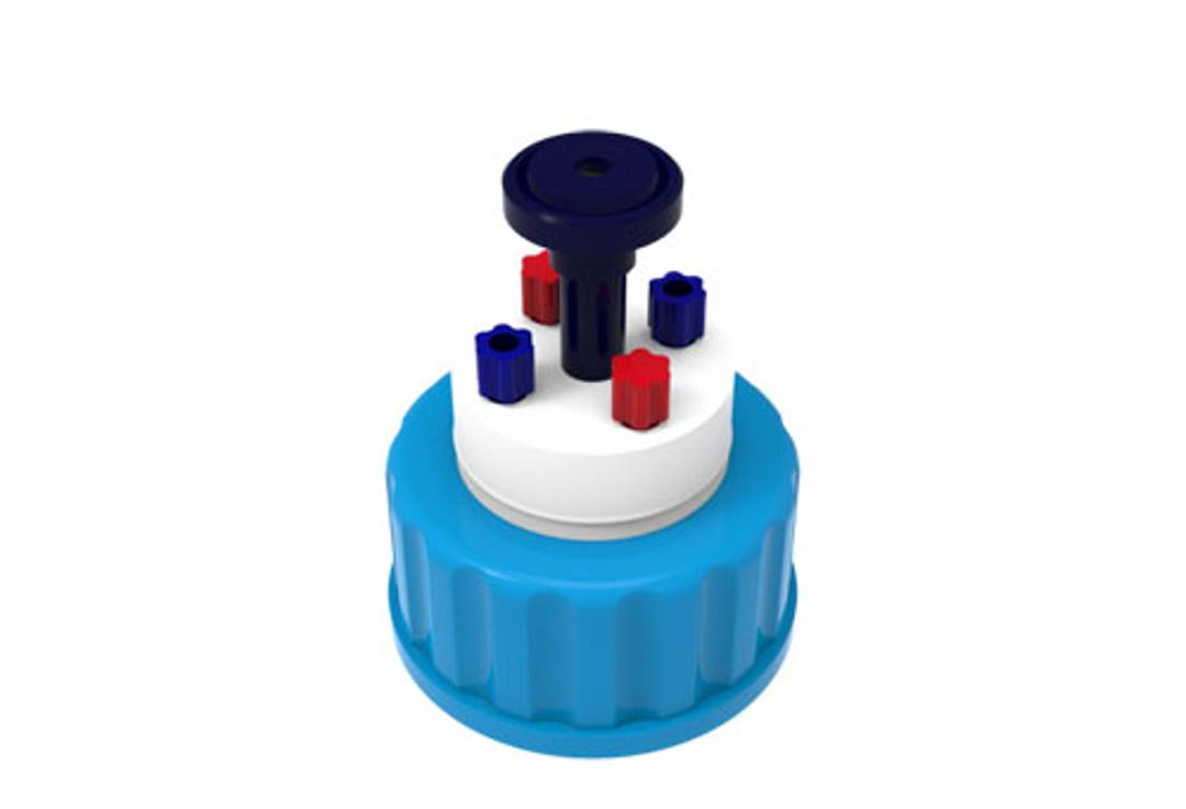 HPLC safety cap