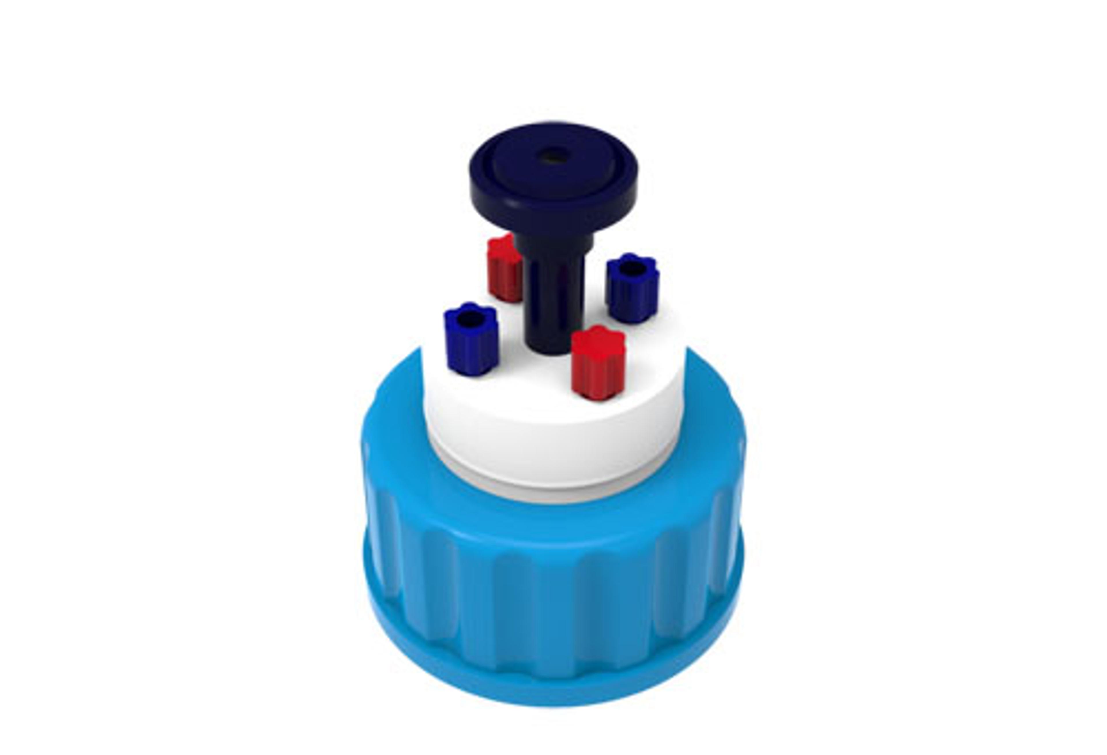 HPLC safety cap