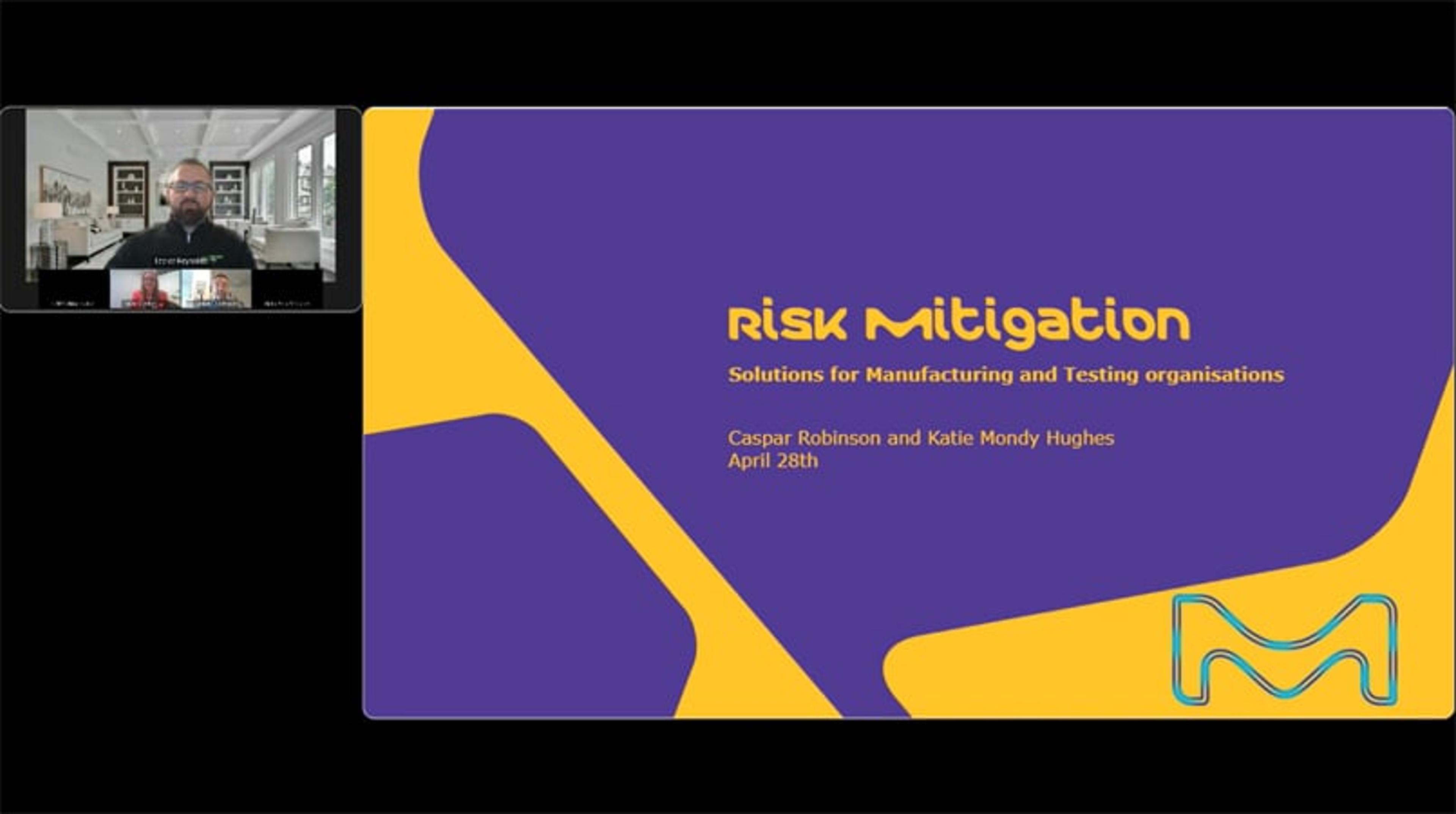 Risk mitigation: Solutions for manufacturing and testing organizations Risk mitigation: Solutions for manufacturing and testing organizations