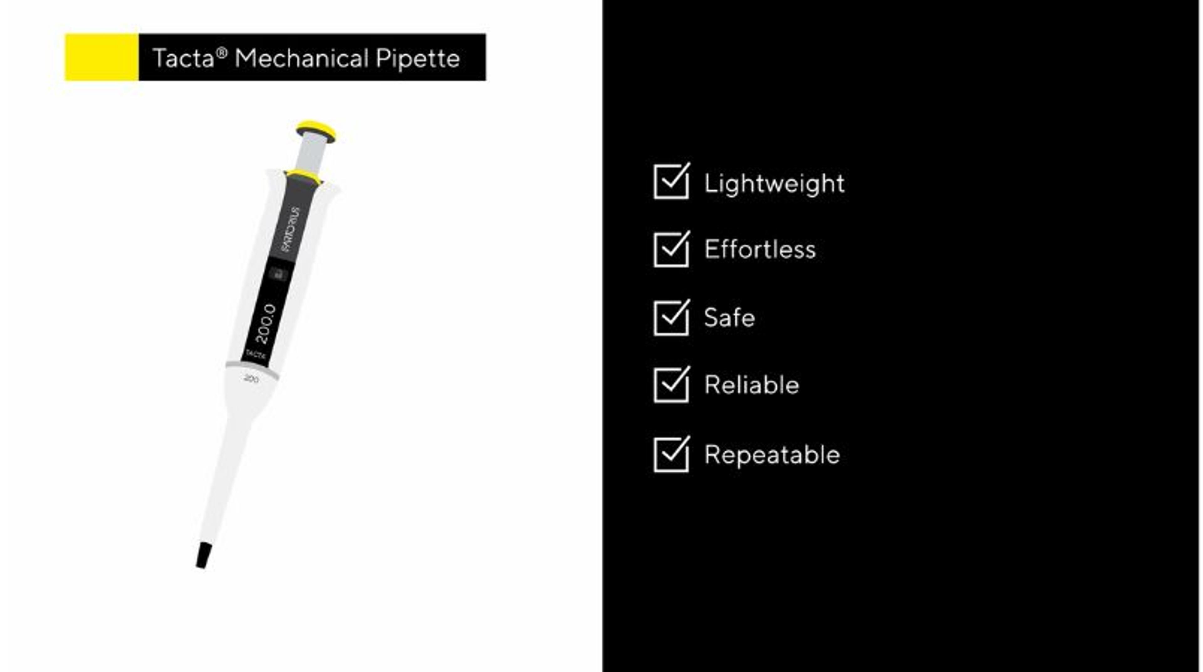 Tacta Mechanical Pipettes Tacta Mechanical Pipettes