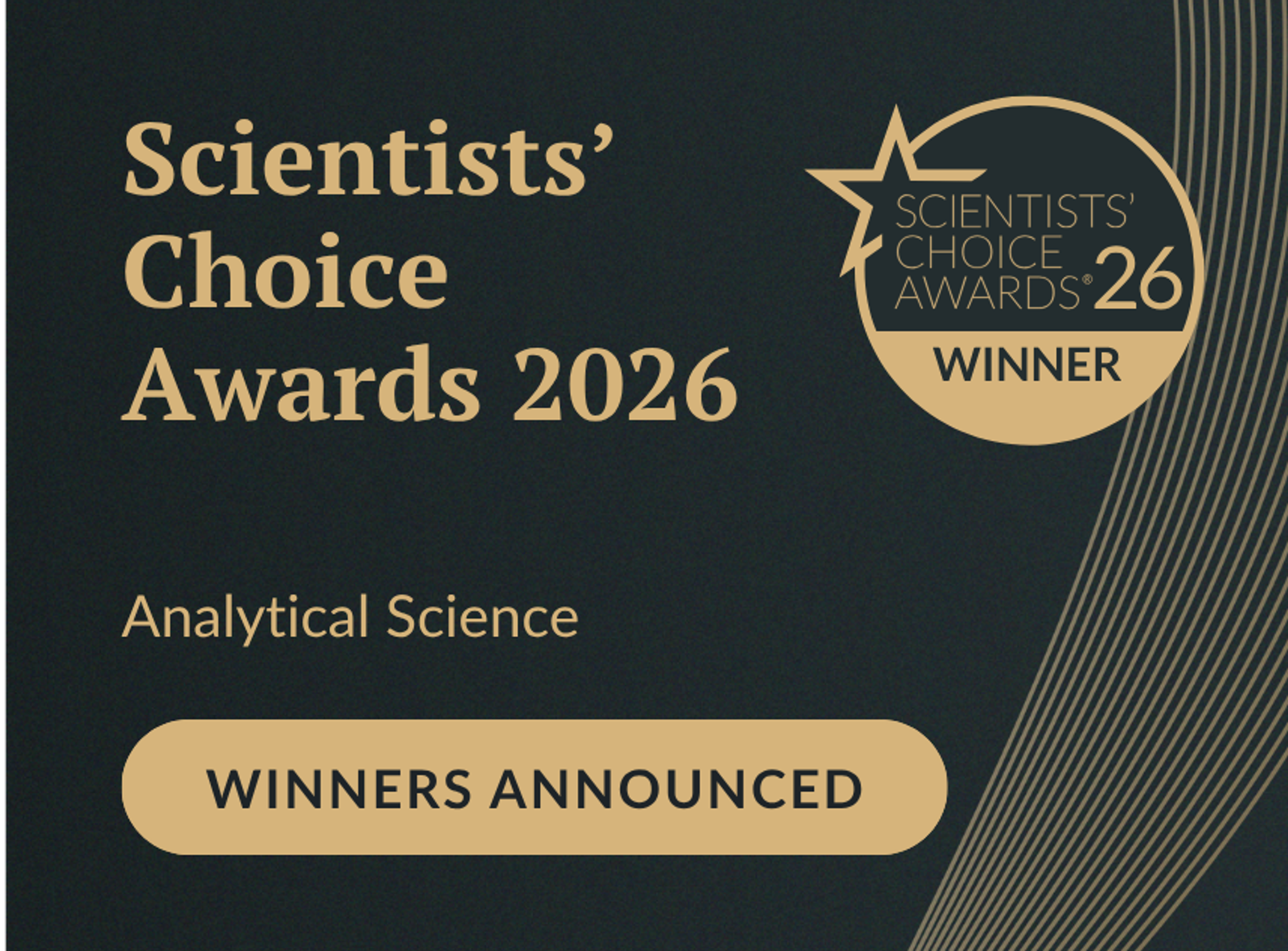 SelectScience Scientists' Choice Awards analytical science winners 2026