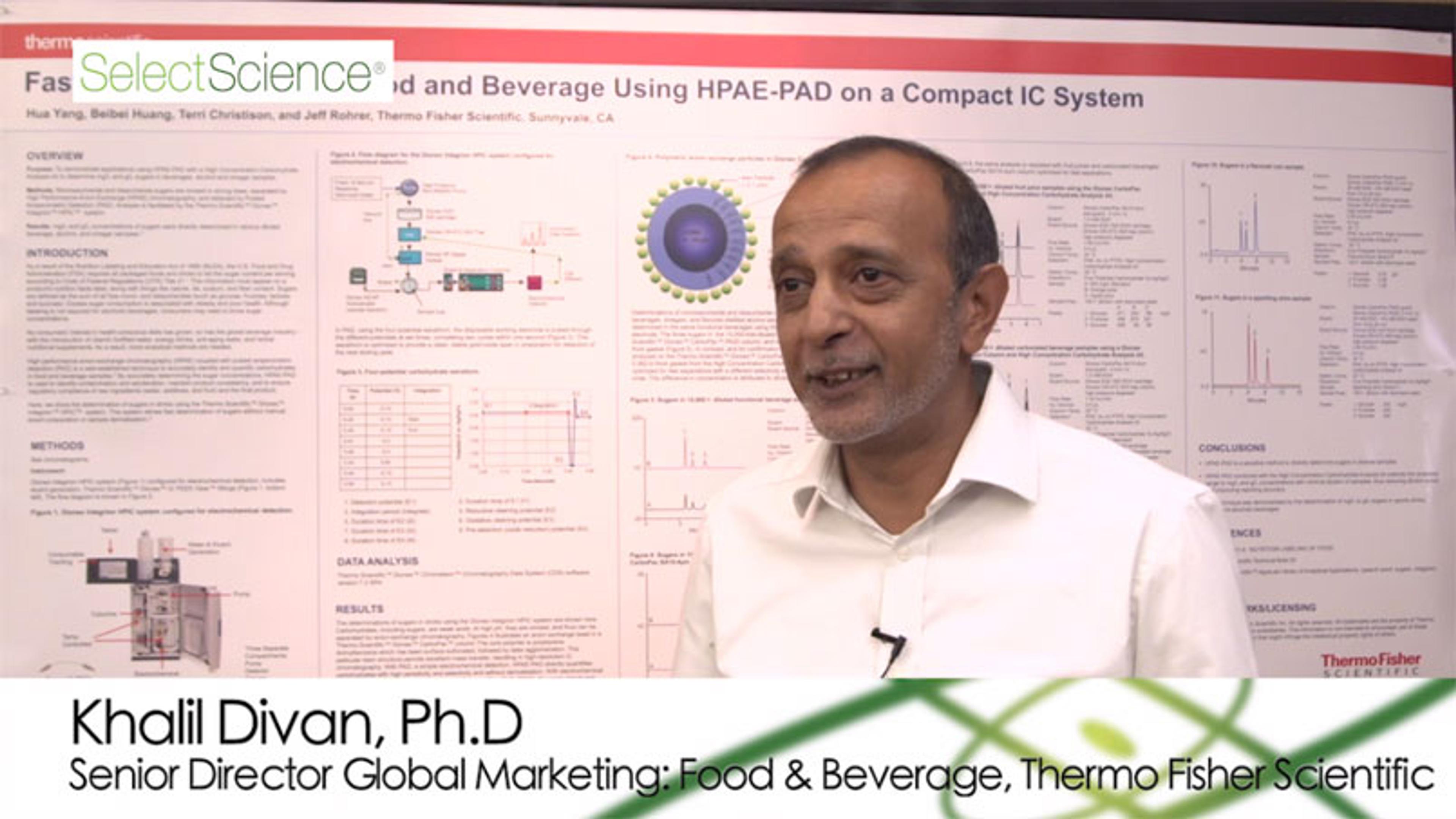 Fast Sugar Analysis for Food and Beverage Using HPAE-PAD on a Compact IC System