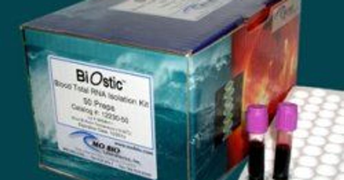 Isolation of Total RNA from Blood is Fast and Easy with the MO BIO