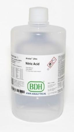 Nitric acid 67 - 70%, ARISTAR® ULTRA, ultrapure for trace metal analysis, VWR Chemicals BDH® - VWR International Ltd - General Lab