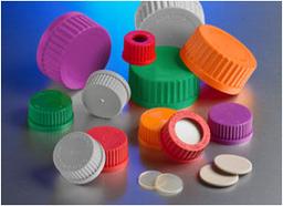 Corning® GL45 Gray Polypropylene Vented Screw Cap with 0.22 µm PTFE Membrane - Corning Life Sciences - General Lab