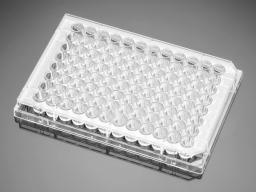 Corning® Primaria™ 96-well Clear Flat Bottom Microtest Microplate, with Lid, Sterile, 1/Pack,50/Case - Corning Life Sciences - Life Sciences