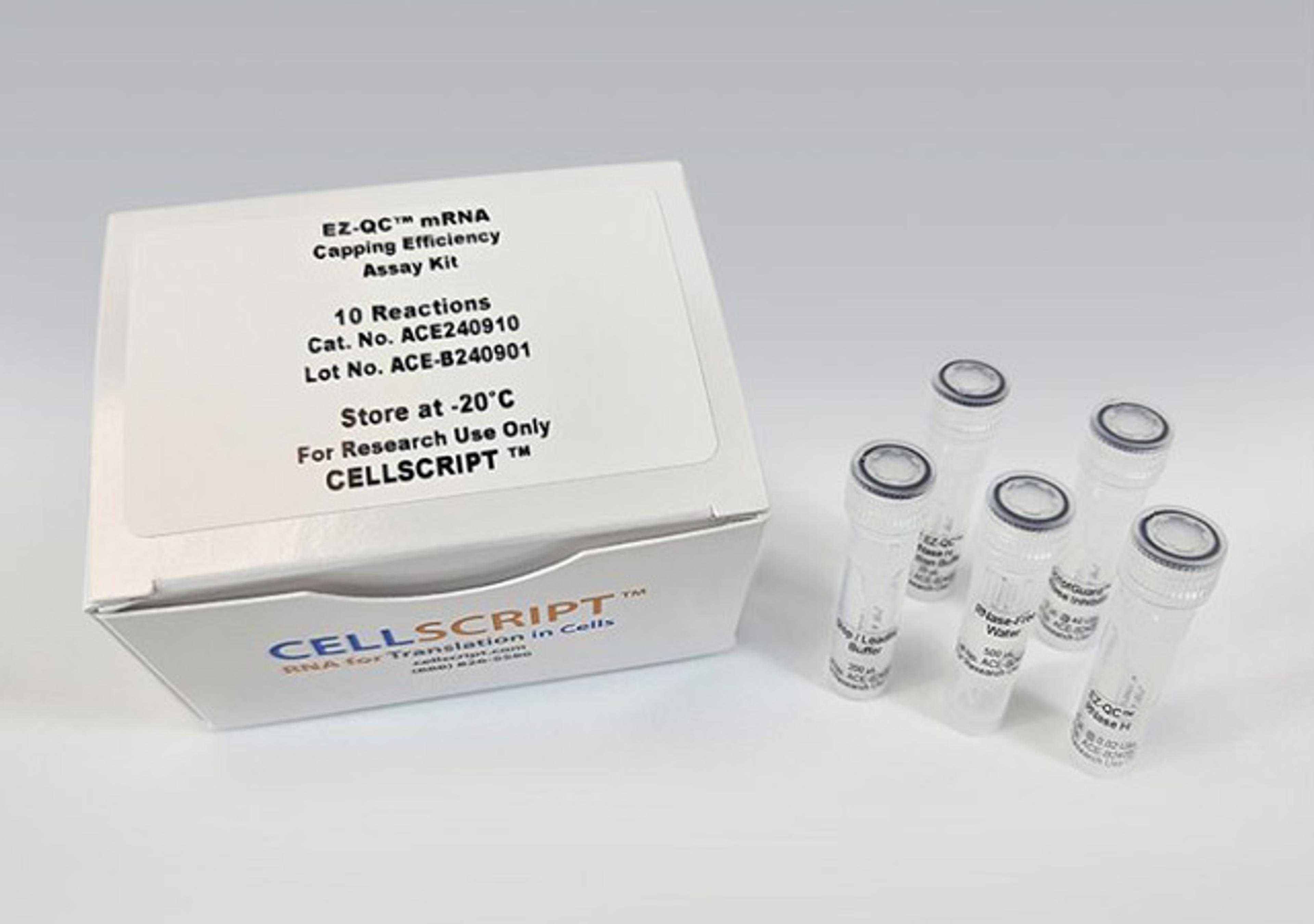 EZ-QC™ mRNA Capping Efficiency Assay Kit - CELLSCRIPT™ - Life Sciences