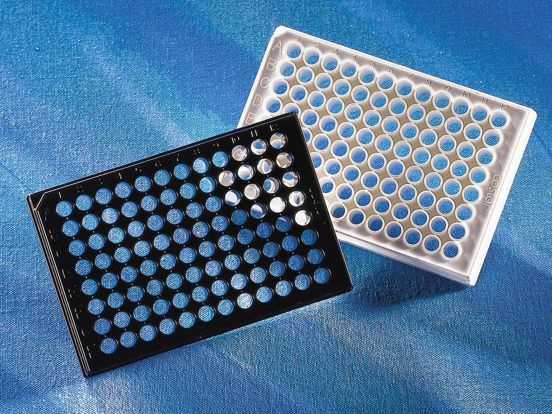 Corning® 1536-well Black/Clear Bottom Low base Polystyrene Multicoated Microplate, without Lid, 10 per Bag - Corning Life Sciences