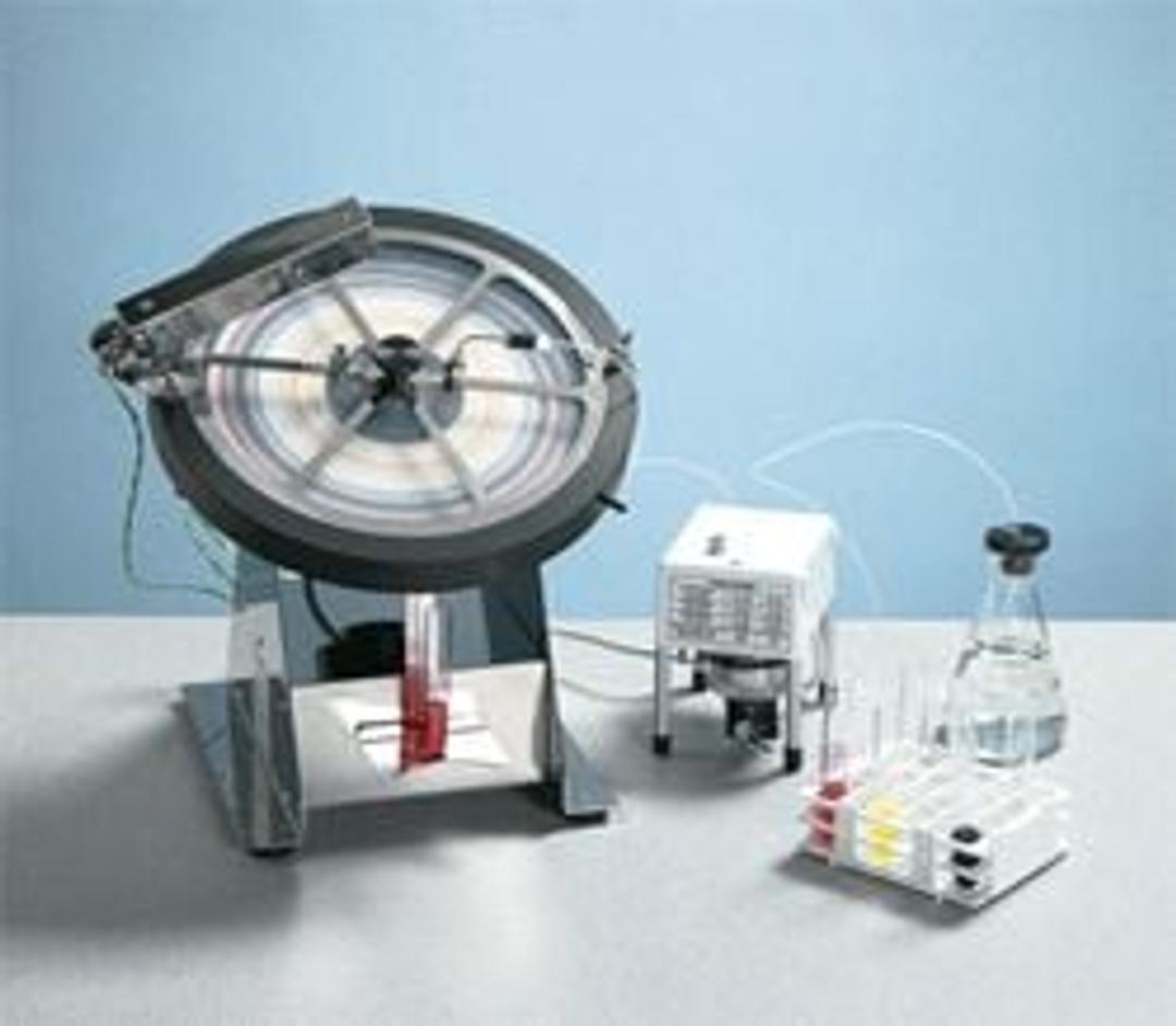 Cyclograph Deluxe Centrifugal Chromatography Device - Analtech Inc. - Separations
