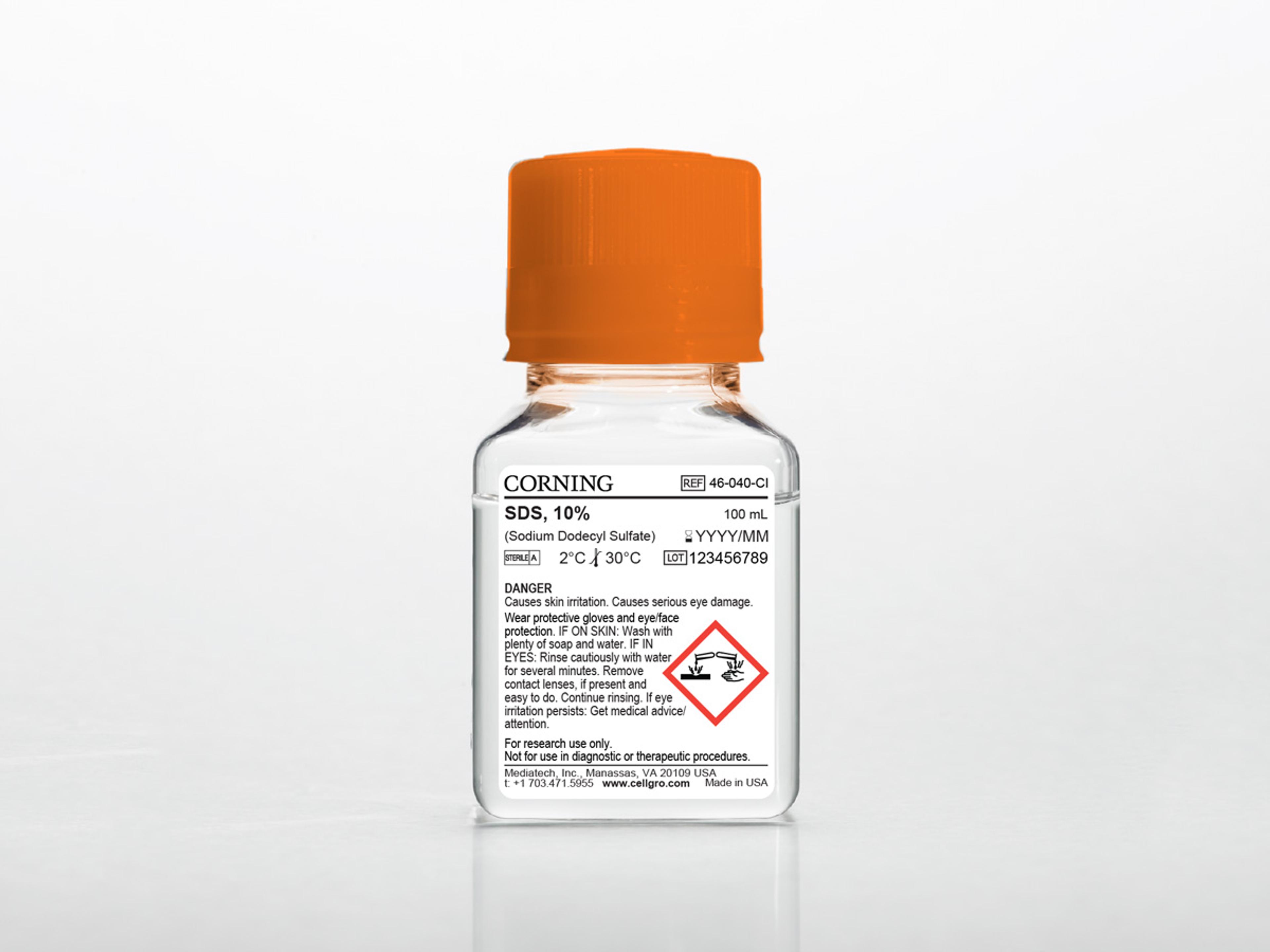 Corning® 100 mL SDS (Sodium Dodecyl Sulfate) - Corning Life Sciences