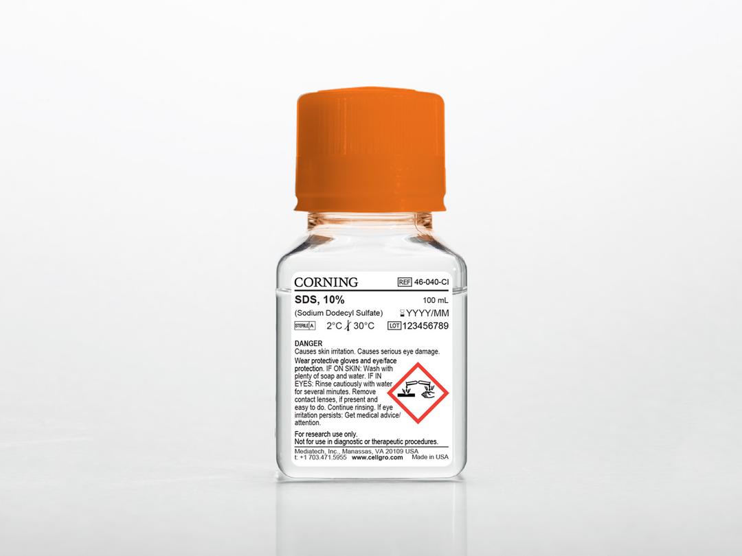 Corning® 100 mL SDS (Sodium Dodecyl Sulfate) - Corning Life Sciences