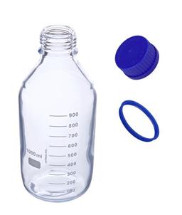 Safety Coated Glass Mobile Phase Reservoir Bottles - MicroSolv Technology Corp. - General Lab