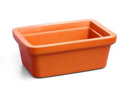 Corning® Ice Pan, Rectangular, Midi, 4L, Orange - Corning Life Sciences
