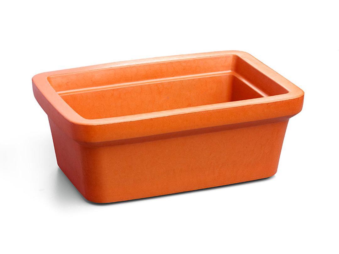 Corning® Ice Pan, Rectangular, Midi, 4L, Orange - Corning Life Sciences