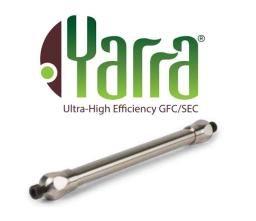 Yarra Ultra-High Efficiency Aqueous GFC/SEC Columns - Phenomenex Inc - Separations