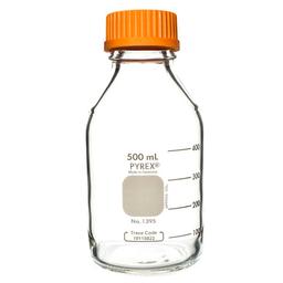 PYREX® 500 mL Round Media Storage Bottles, with GL45 Screw Cap - Corning Life Sciences - General Lab