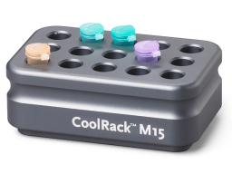 Corning® CoolRack M15, Holds 15 x 1.5 or 2 mL Microcentrifuge Tubes, Gray - Corning Life Sciences - General Lab