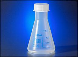 Corning® 50 mL Reusable Plastic Narrow Mouth Erlenmeyer Flask, Polypropylene with GL-40 PP Screw Cap - Corning Life Sciences - General Lab