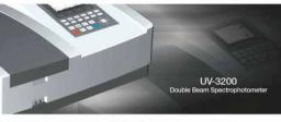 Double Beam Spectrophotometer - (UV 3200) - Labindia Analytical - Spectroscopy