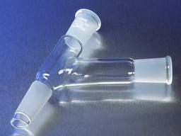 PYREX® Three-Way 120° Angle Connecting Adapter with 24/40 Standard Taper Joints - Corning Life Sciences - General Lab