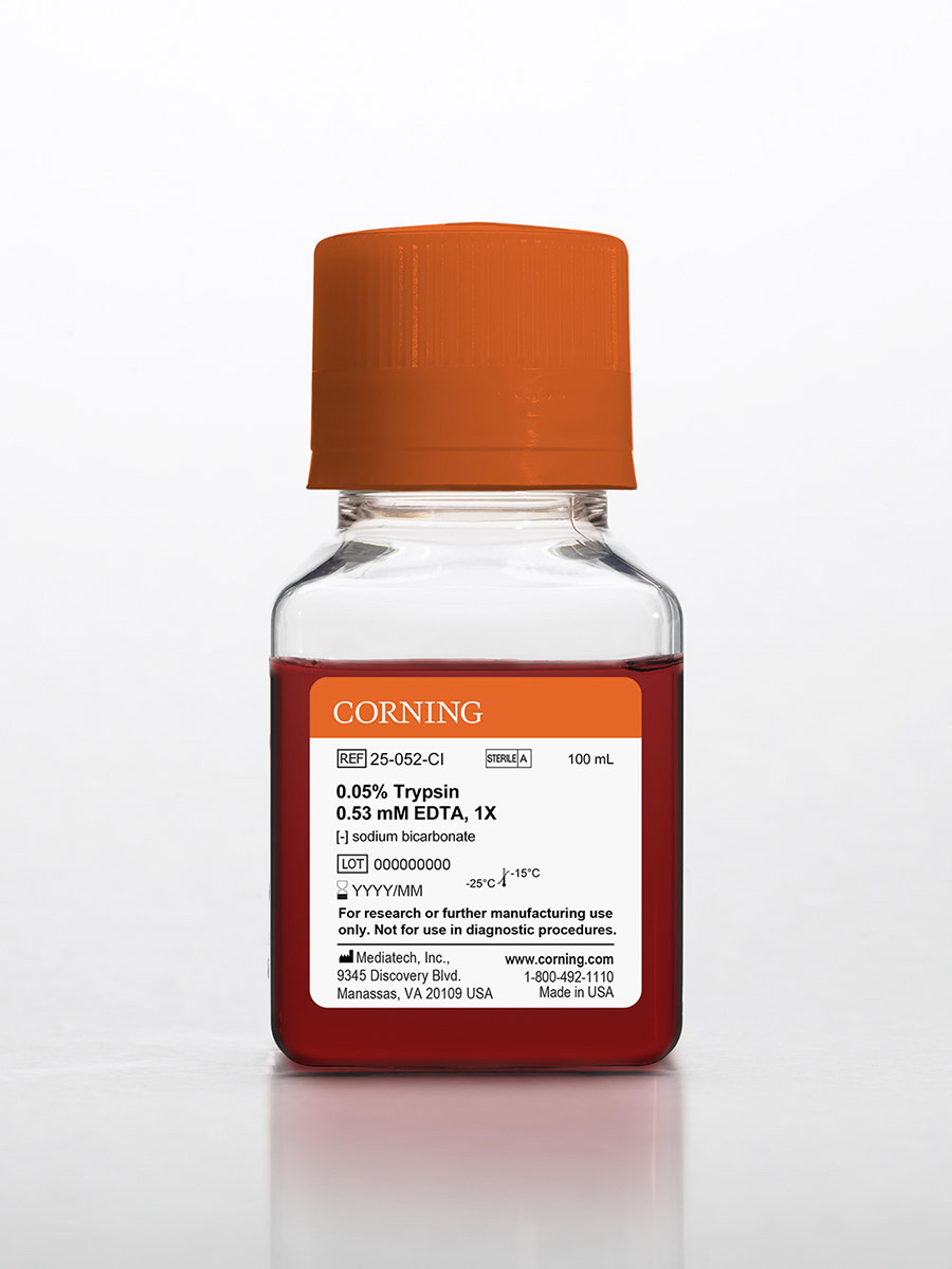 Corning® 100 mL Trypsin EDTA 1X - Corning Life Sciences